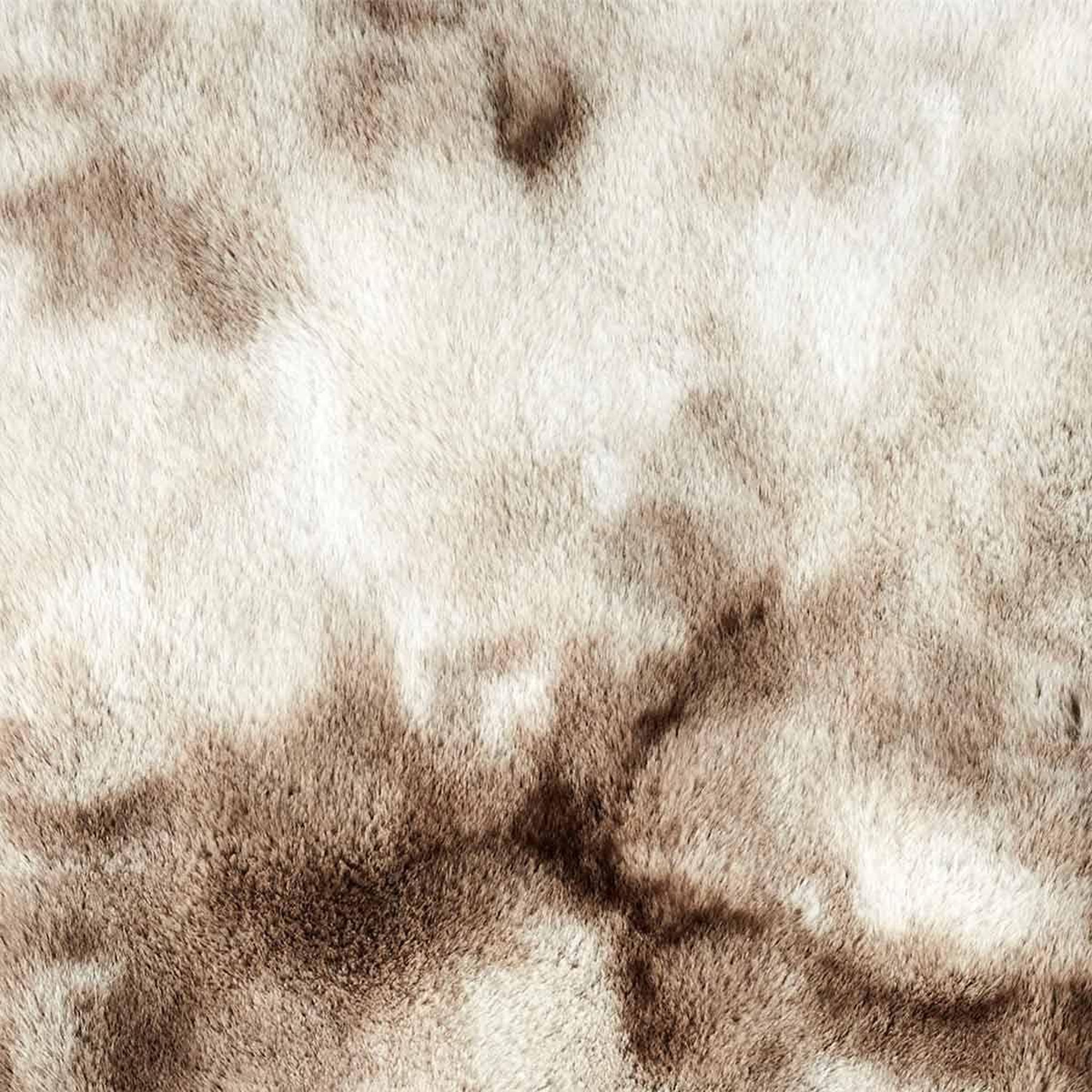 Voir la diapositive 3 : The Home Deco Factory Plaid imitation fourrure  opulence  140x200cm marron