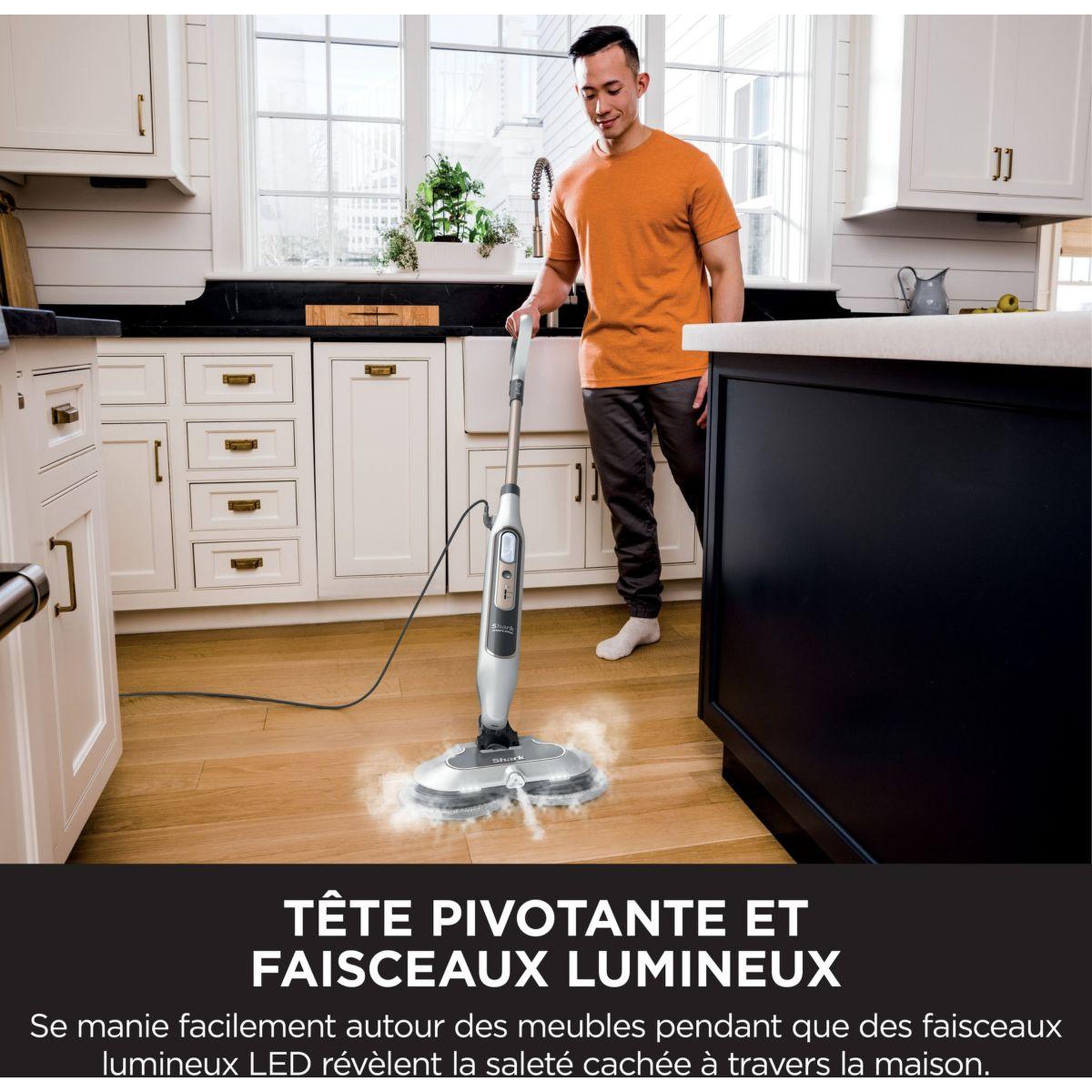 Voir la diapositive 5 : Shark Balai vapeur S8201EU
