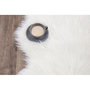 Voir la diapositive 5 : Paris Prix Tapis Imitation Fourrure  Katy  60x90cm Blanc