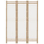 Voir la diapositive 4 : VIDAXL Cloison de separation pliante 3 panneaux 120 cm Bambou et toile
