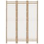 Voir la diapositive 4 : VIDAXL Cloison de separation pliante 3 panneaux 120 cm Bambou et toile