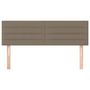 Voir la diapositive 2 : VIDAXL Tetes de lit 2 pcs Taupe 72x5x78/88 cm Tissu