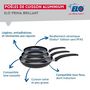 Voir la diapositive 4 : ELO Ensemble de 3 Poêles de cuisson 20, 24 et 28 cm et 2 faitouts 12 et 16 cm Elo Prima Brillant