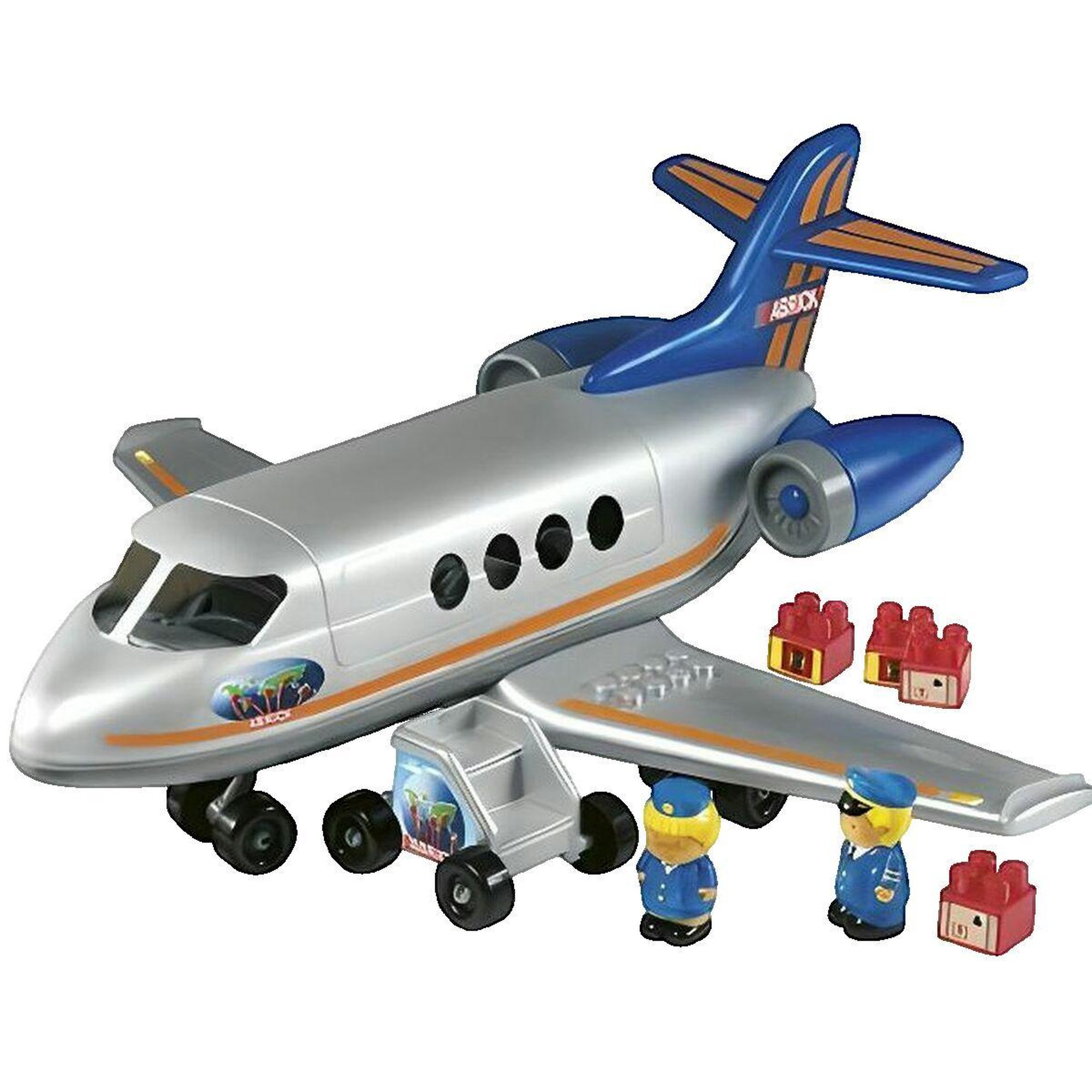 Ecoiffier Jouet Avion Abrick Ecoiffier multicolore
