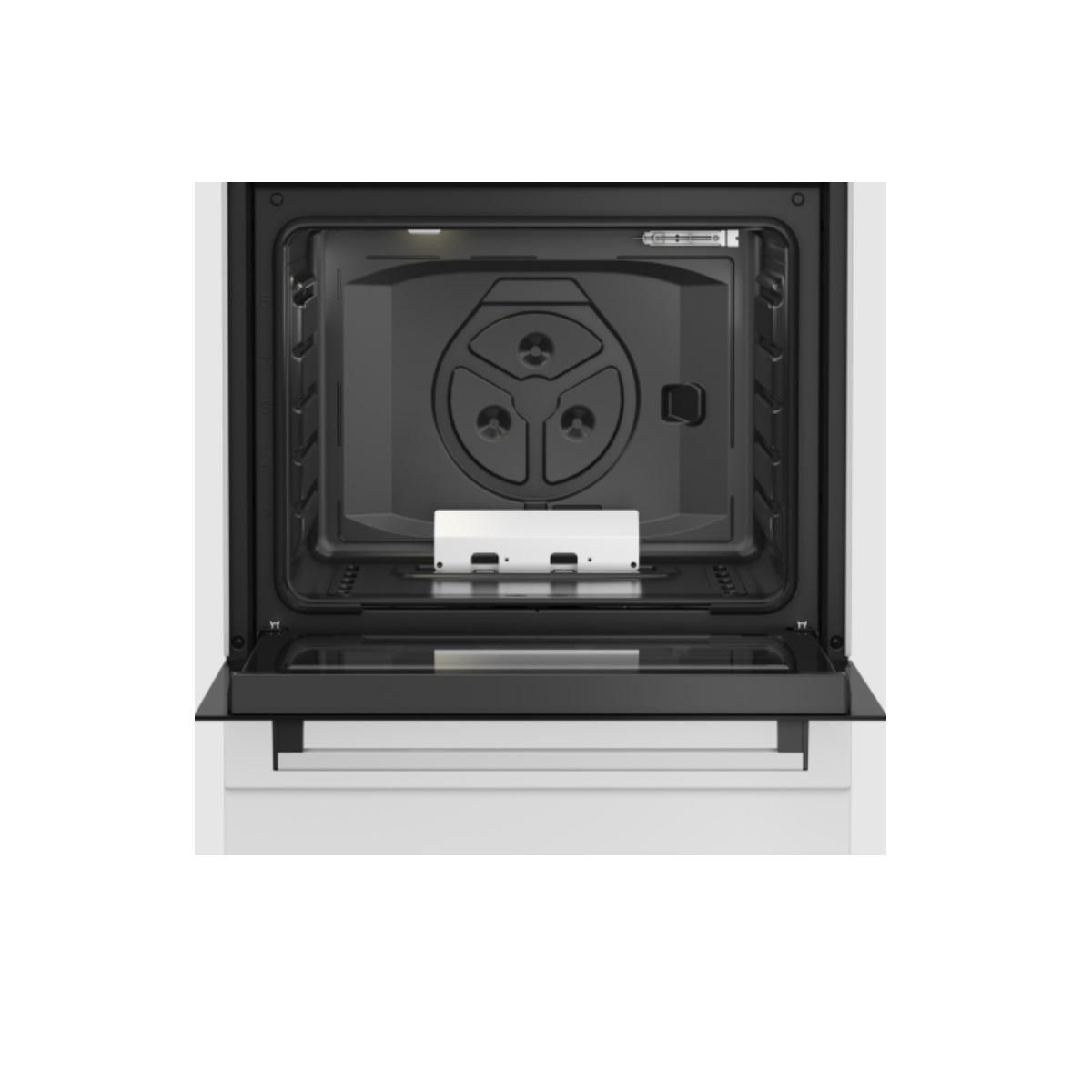 Beko Cuisinière gaz 64l 4 feux blanc - FBG62121WD