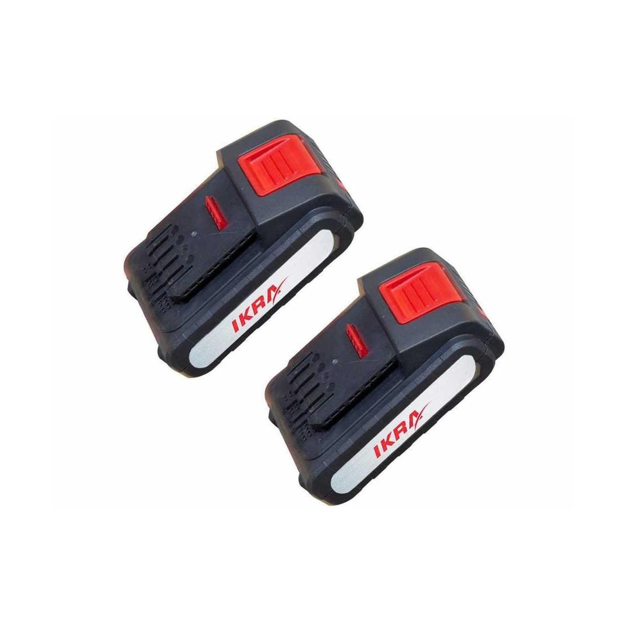 Voir la diapositive 3 : Ikra Débroussailleuse à batterie sans fil 40v - 2 batteries lithium 2.0ah chargeur double - bobine de fil + lame 3 dents 25,5 cm ikra