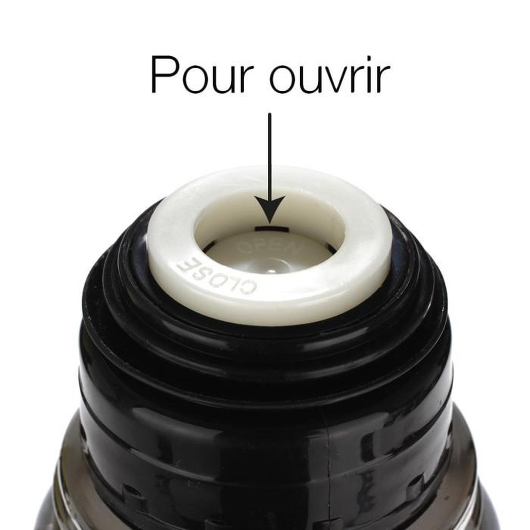 Voir la diapositive 2 : FIVE Mug Isolant  Inox & Silicone  0,35L Gris