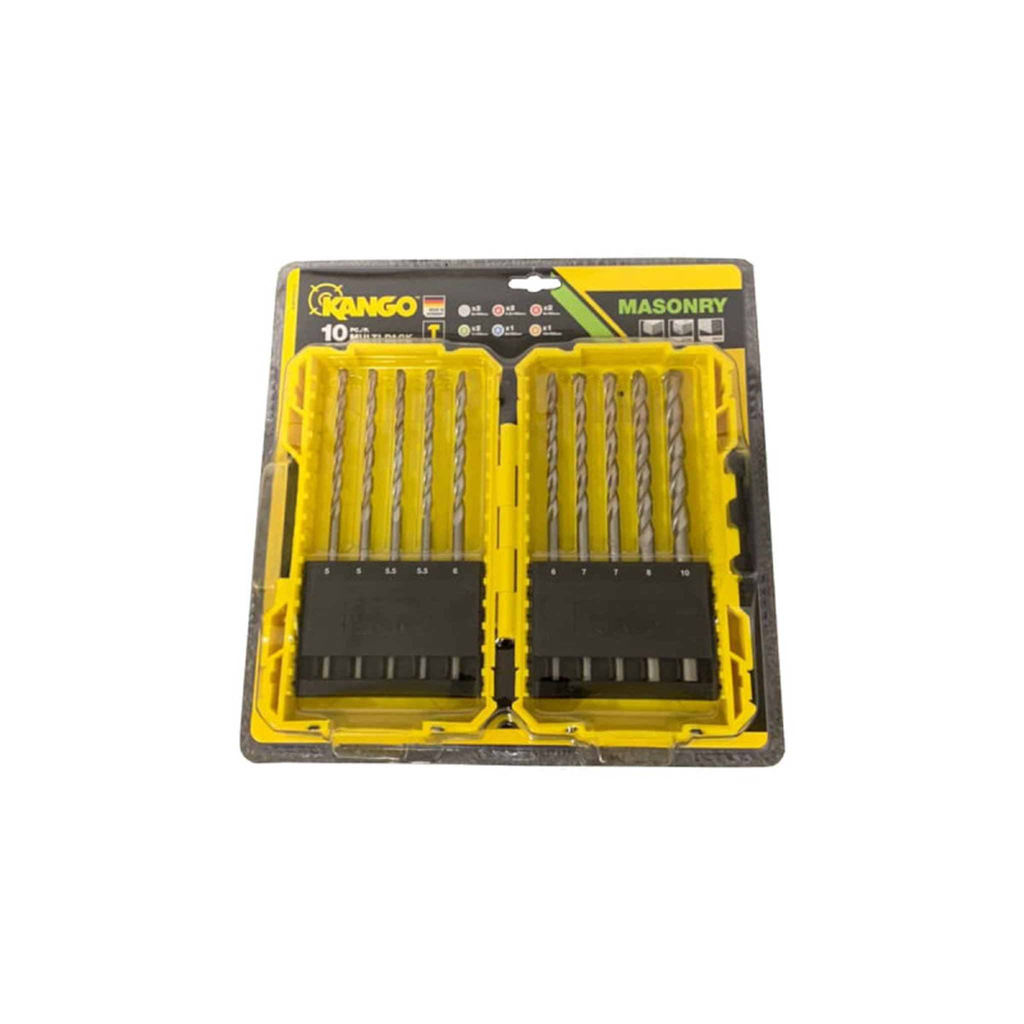 Coffret de forets KANGO - 10 pcs - KMDMIX10