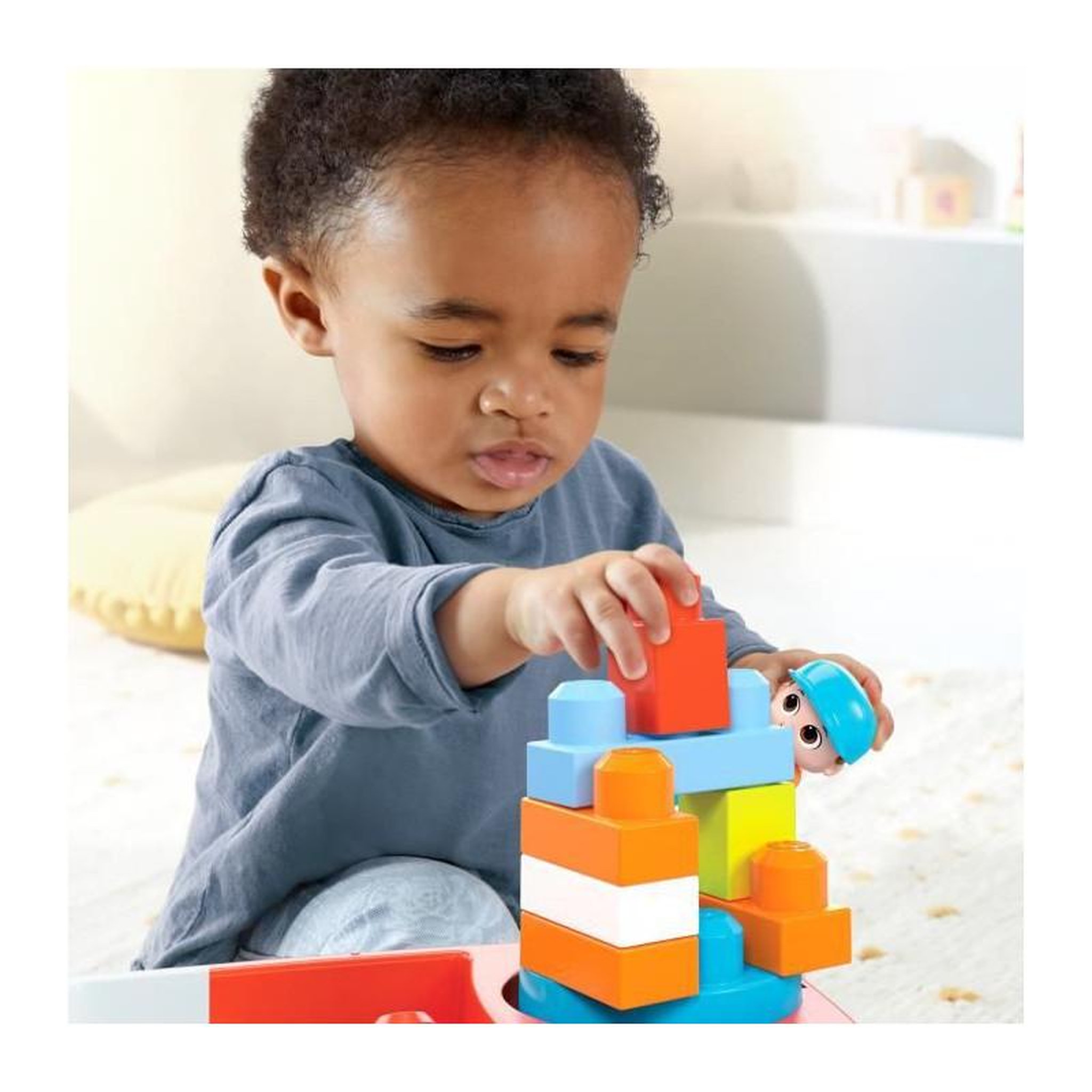 Voir la diapositive 6 : MEGA BLOKS Mega Bloks - Tourni Wagon - jouet de construction - 1er age - 12 mois et +