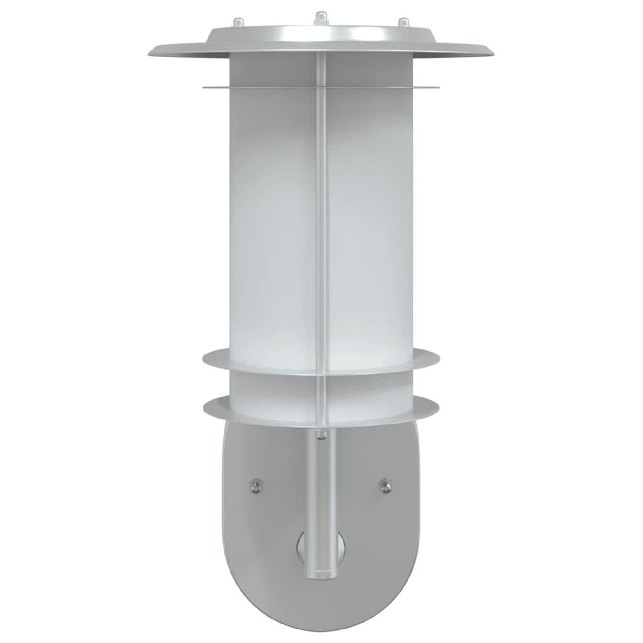 Voir la diapositive 4 : VIDAXL Appliques murales d'exterieur et capteurs 2pcs acier inoxydable
