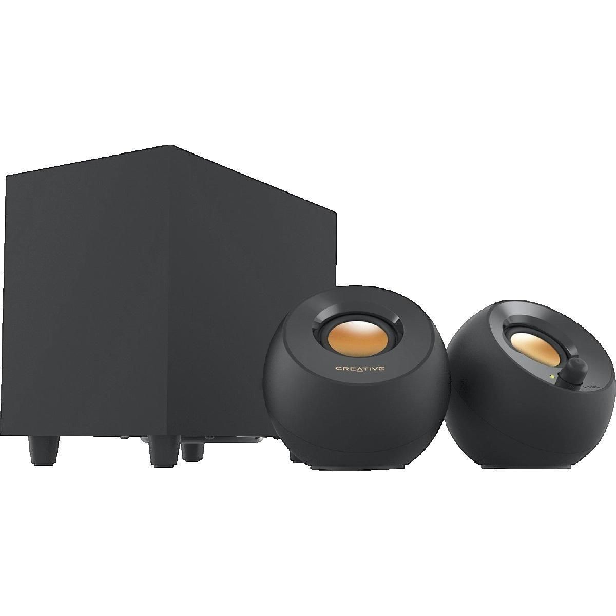 Creative Technology Haut-parleurs Creative Pebble Plus système audio 2.1 noir
