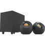 Voir la diapositive 2 : Creative Technology Haut-parleurs Creative Pebble Plus système audio 2.1 noir