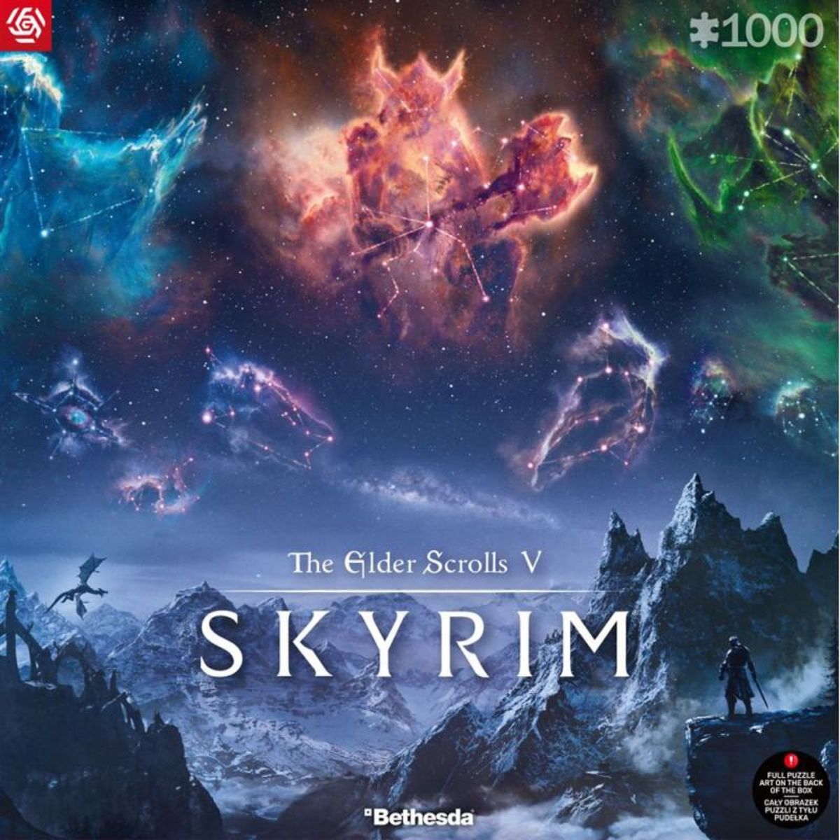 Just for games Puzzle 1000 pièces The Elder Scrolls V Skyrim