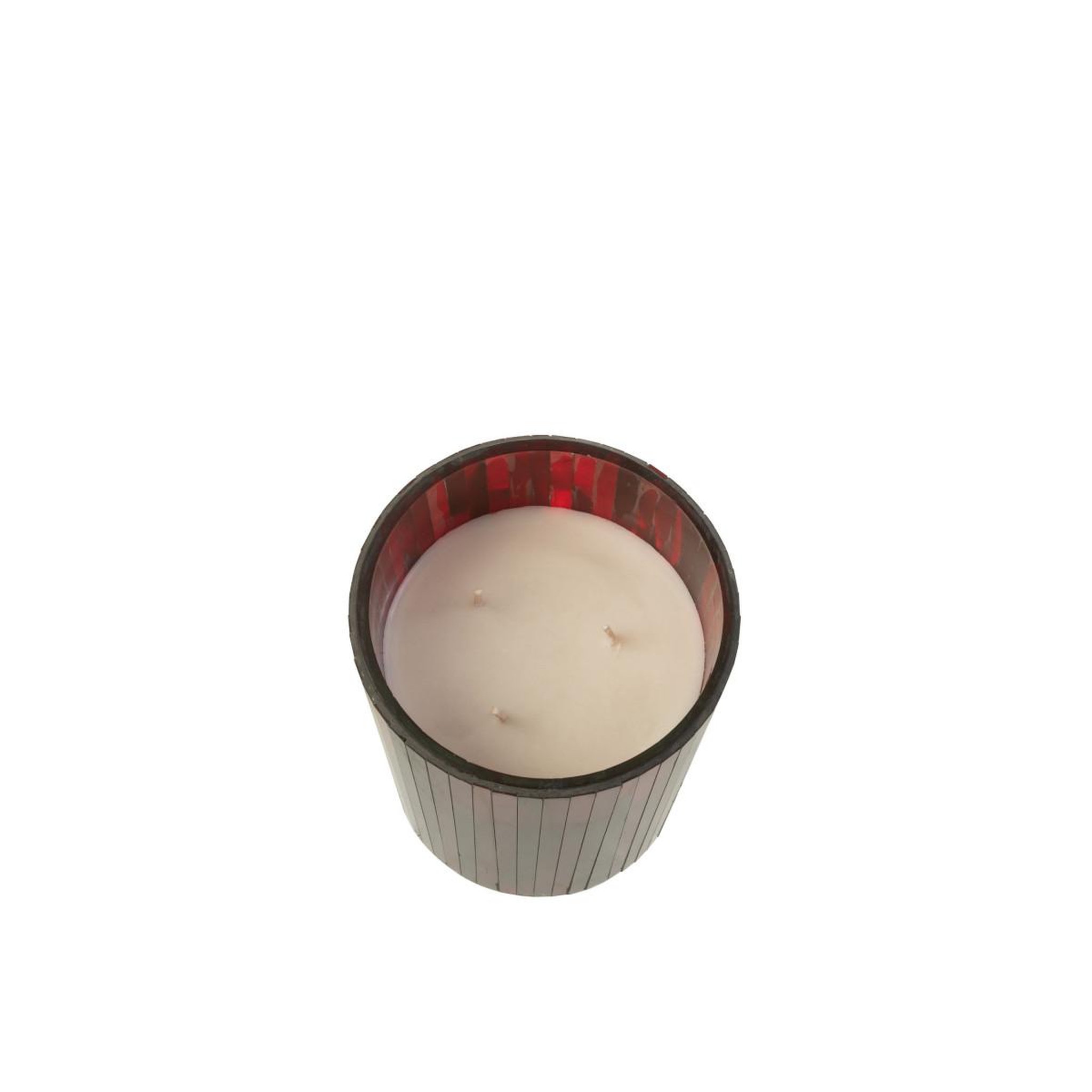 Voir la diapositive 2 : J-LINE Bougie parfumée  noa  15cm ruby red