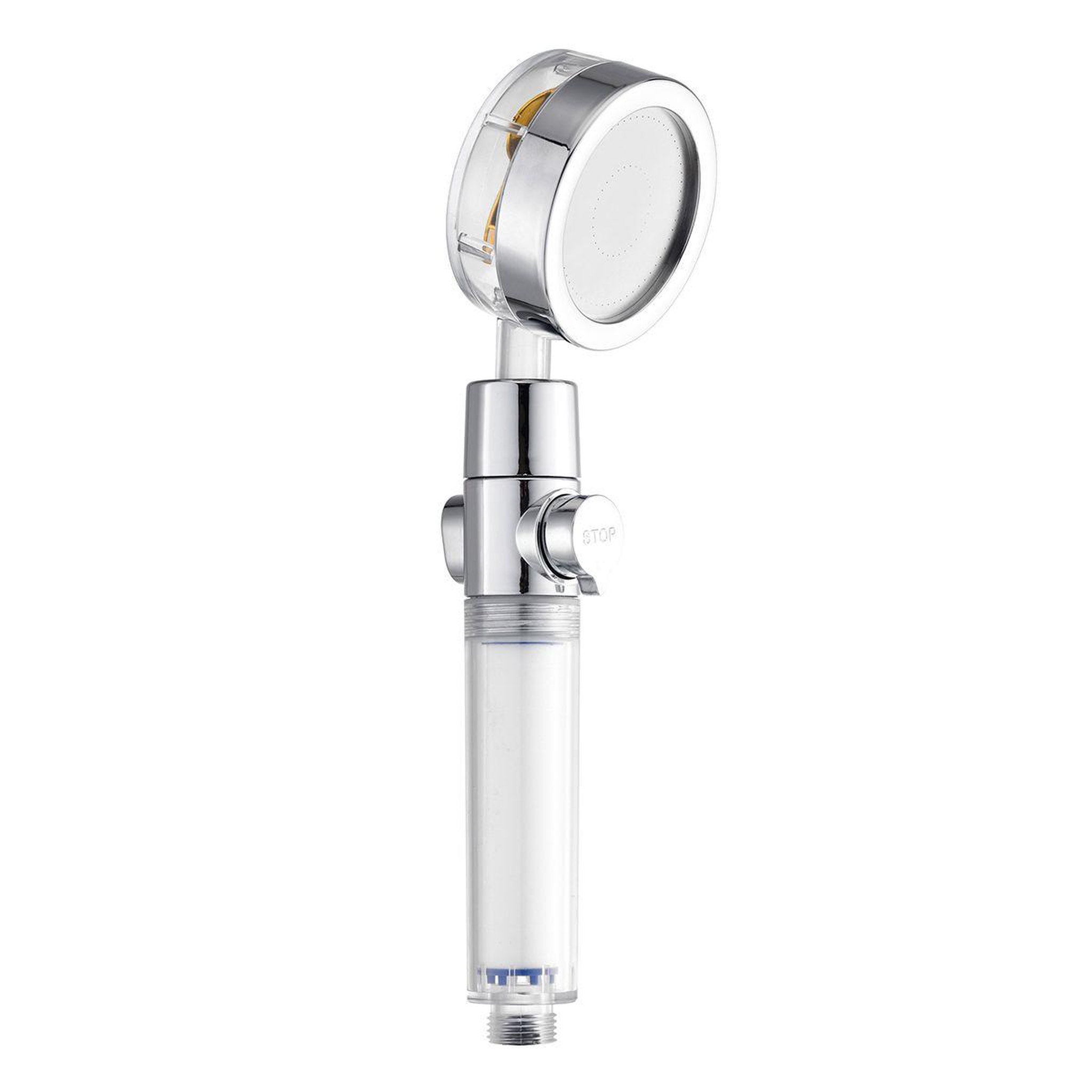 Douceur d'Intérieur Pommeau de Douche à Hélice  Hydro  25cm Transparent