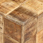 Voir la diapositive 5 : VIDAXL Tables basses 2 pcs avec design de blocs Bois de manguier brut