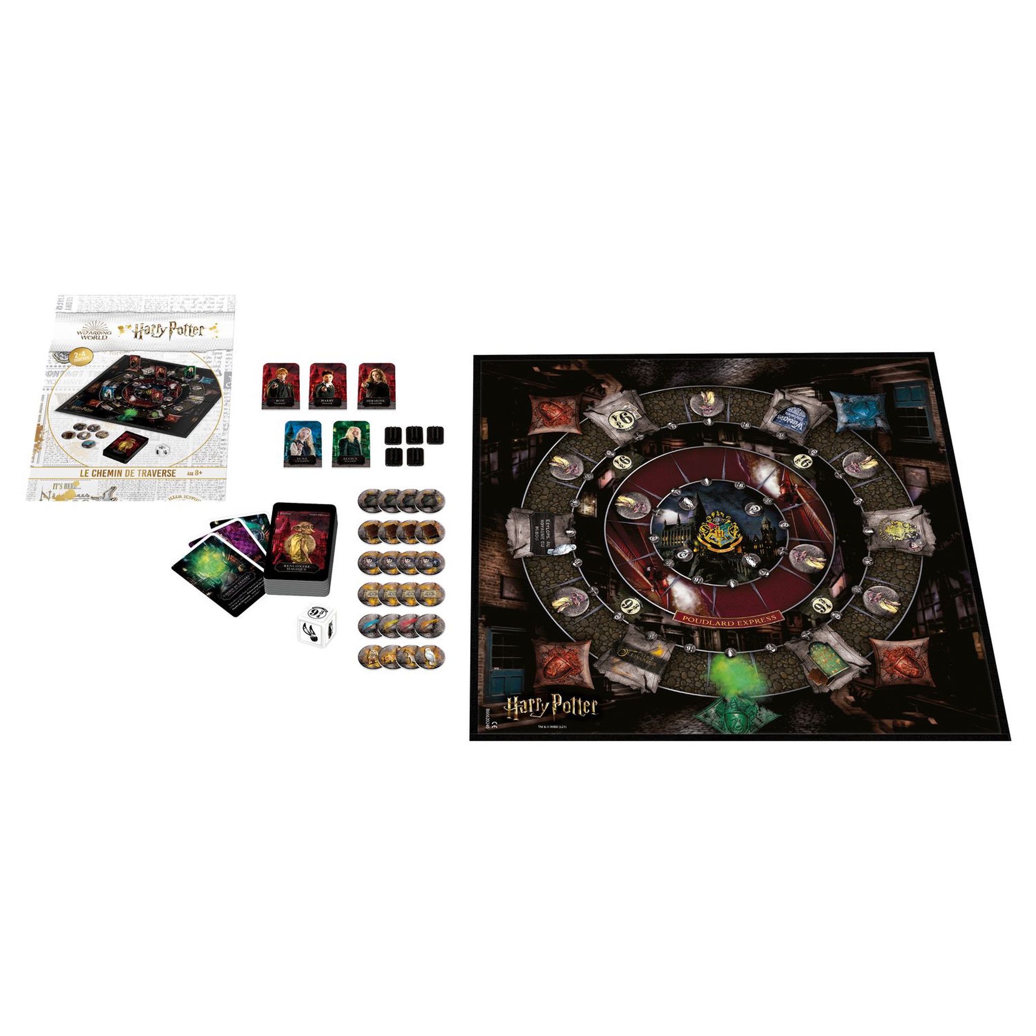 Voir la diapositive 2 : CARTAMUNDI Jeu Chemin de traverse Harry Potter 