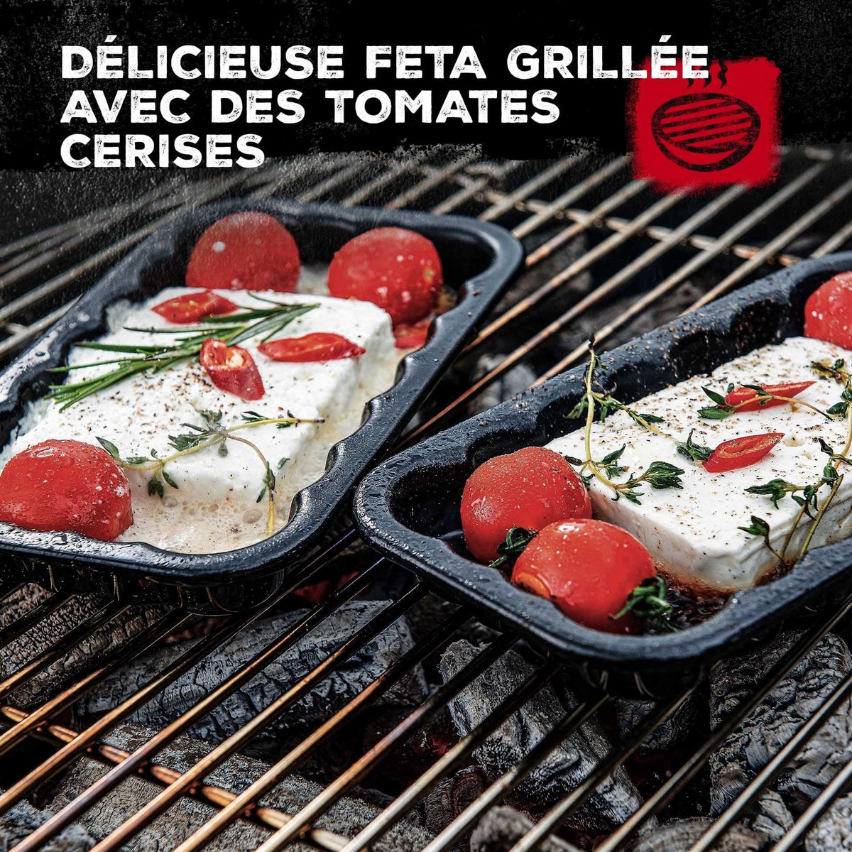 FM PROFESSIONAL Plat à barbecue en acier émaillé 21 x 12 cm FM Professional Barbecue