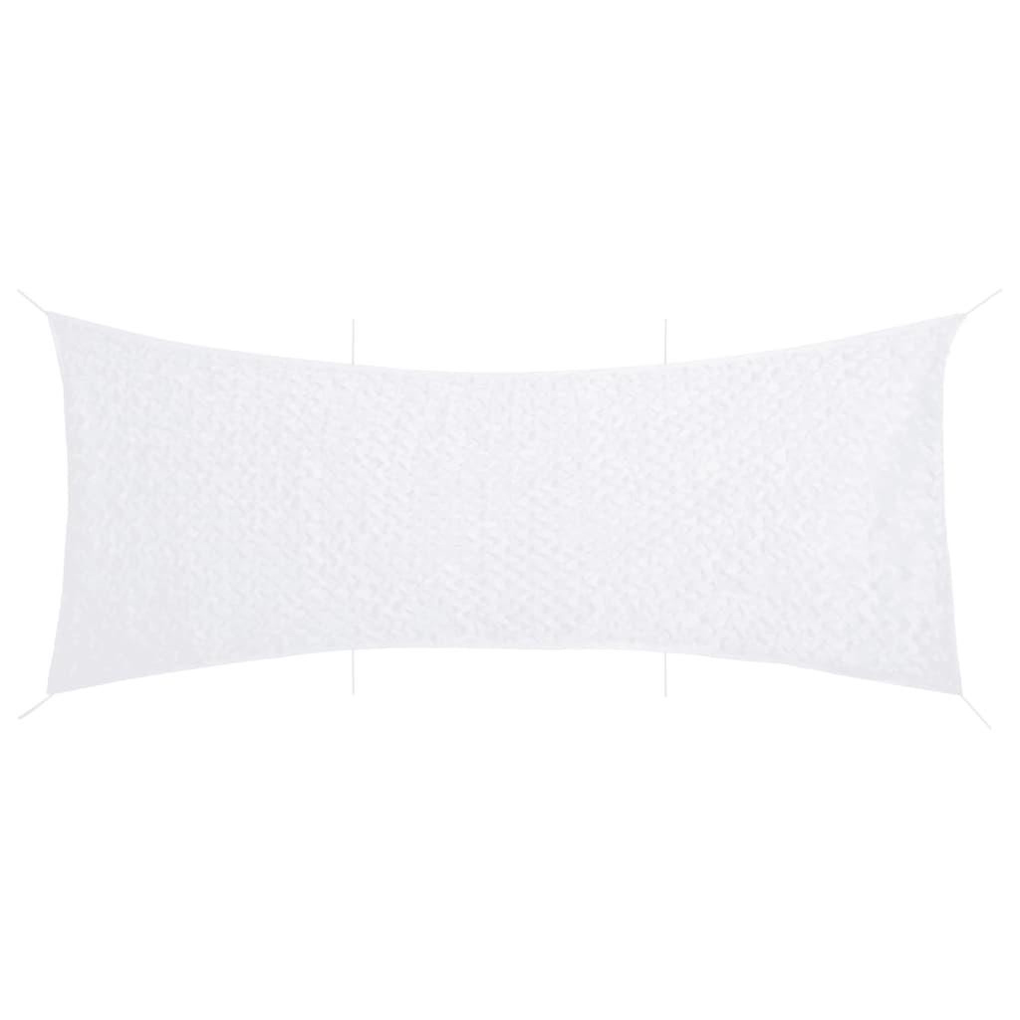VIDAXL Filet de camouflage avec sac de rangement 627x290 cm blanc