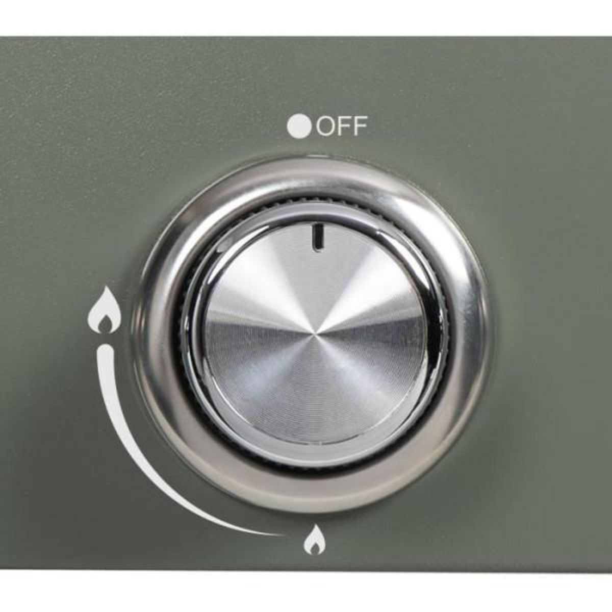 AAAAA Plancha gaz - LIVOO - DOC325 - 4 brûleurs - Vert / Noir