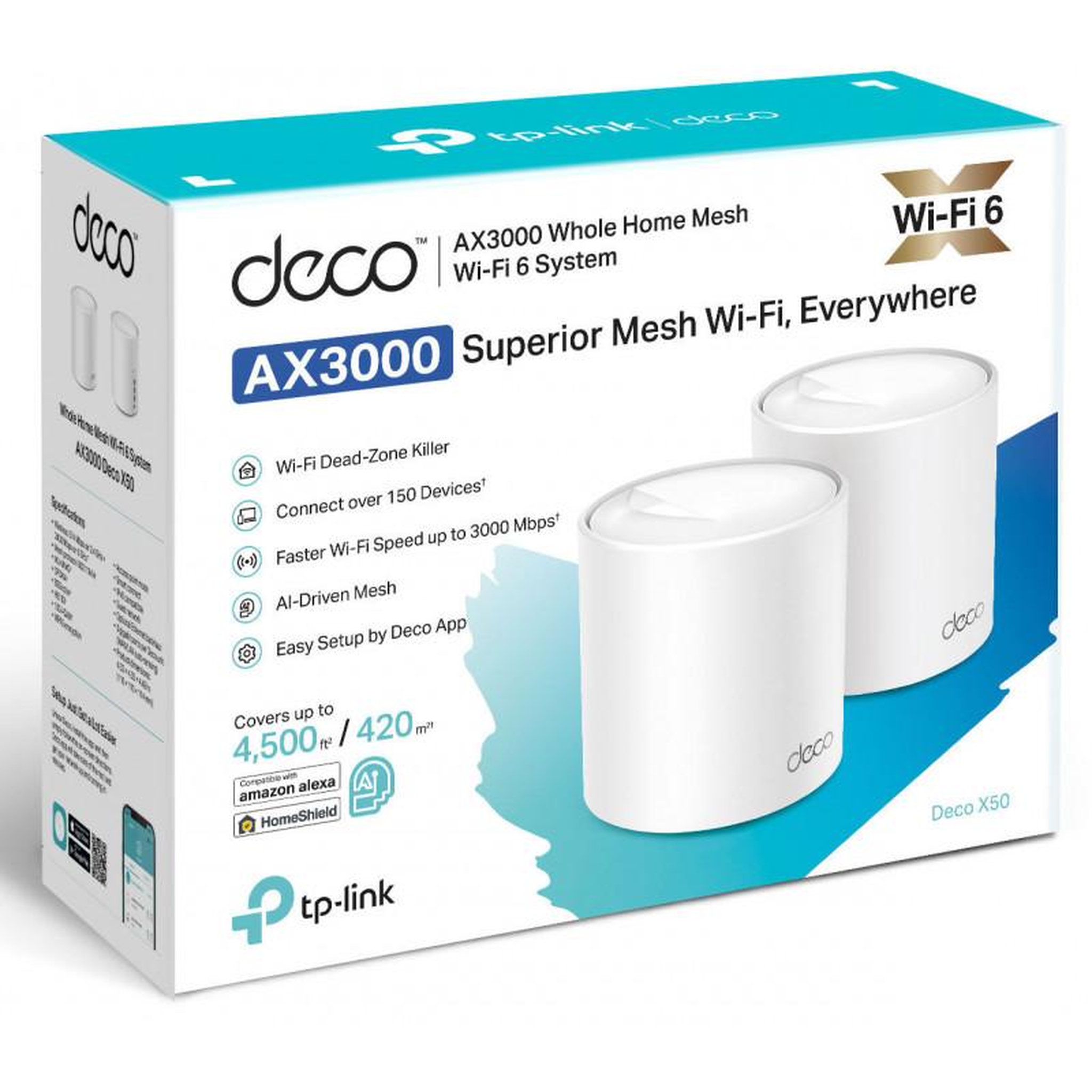 Voir la diapositive 4 : TPLINK WIFI TPLINK DECOX50