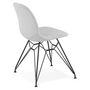 Voir la diapositive 4 : Paris Prix Chaise Design Tissu  Quebec  83cm Gris & Noir
