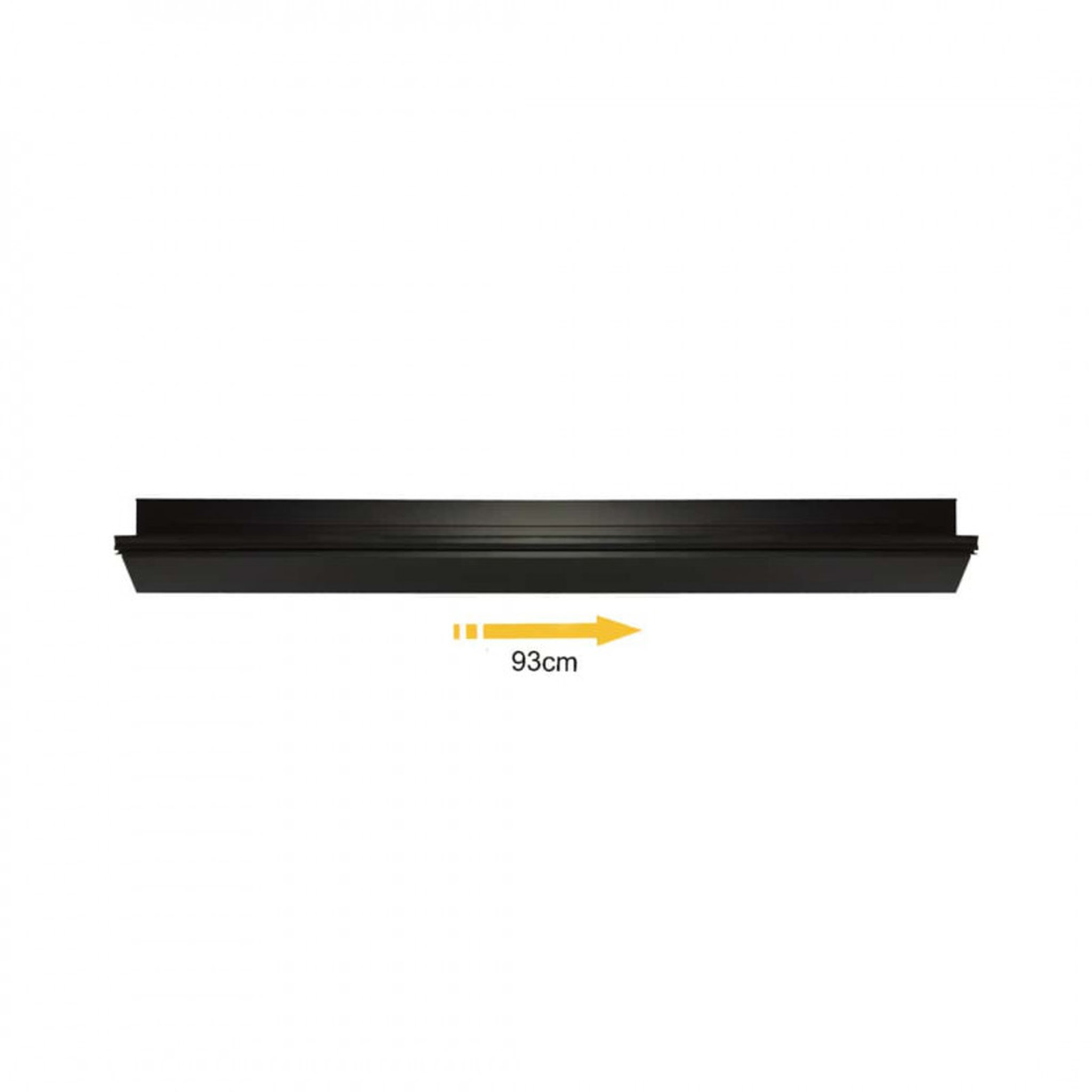 Voir la diapositive 2 : ESPACE-BRICOLAGE Seuil de porte 93 cm avec joint - anodisé noir