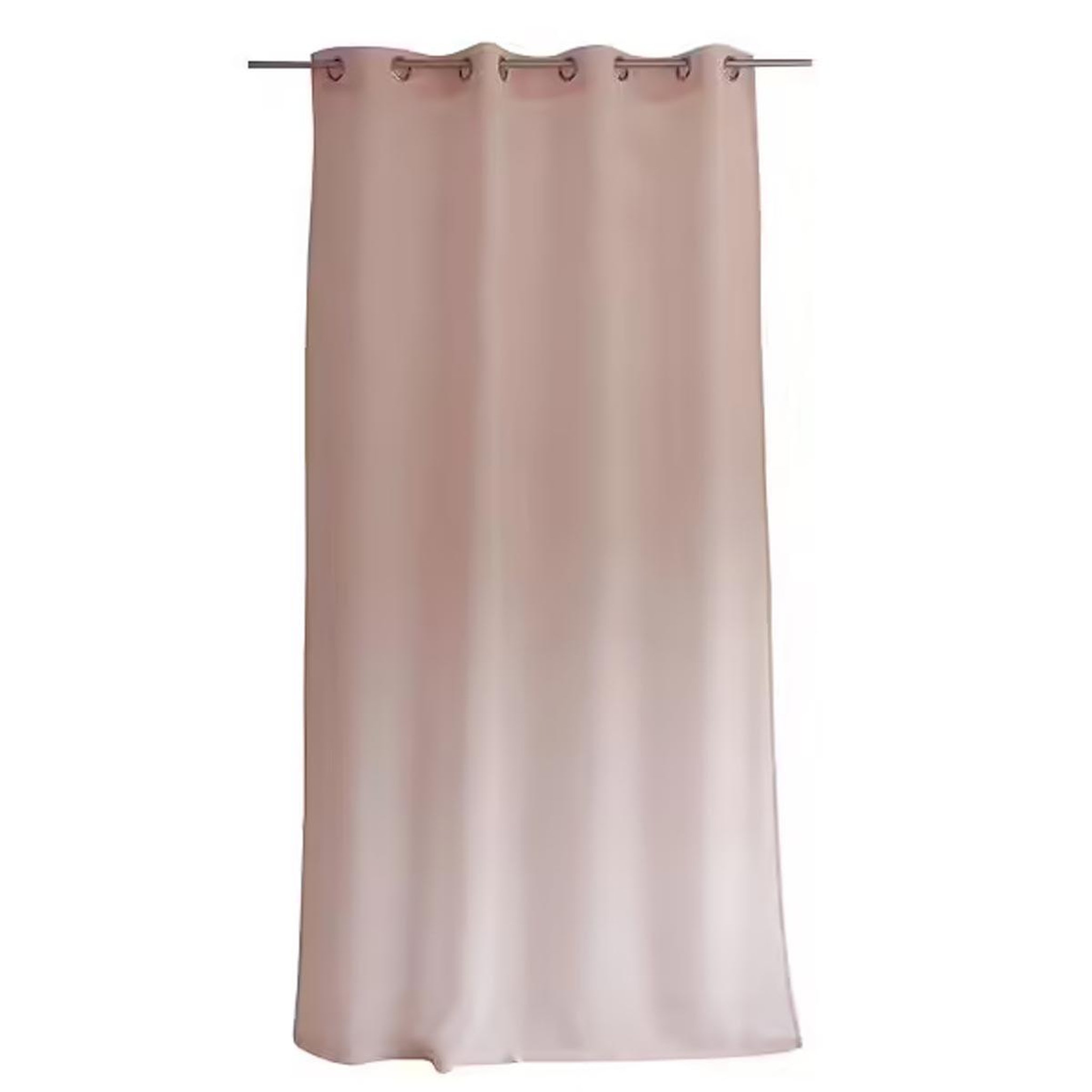 Voir la diapositive 4 : ENJOY HOME Rideau voilage effet lin  maya  140x240cm vieux rose