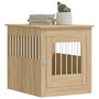 Voir la diapositive 4 : VIDAXL Meuble de cage pour chiens chene sonoma 64,5x80x71 cm