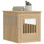 Voir la diapositive 4 : VIDAXL Meuble de cage pour chiens chene sonoma 64,5x80x71 cm