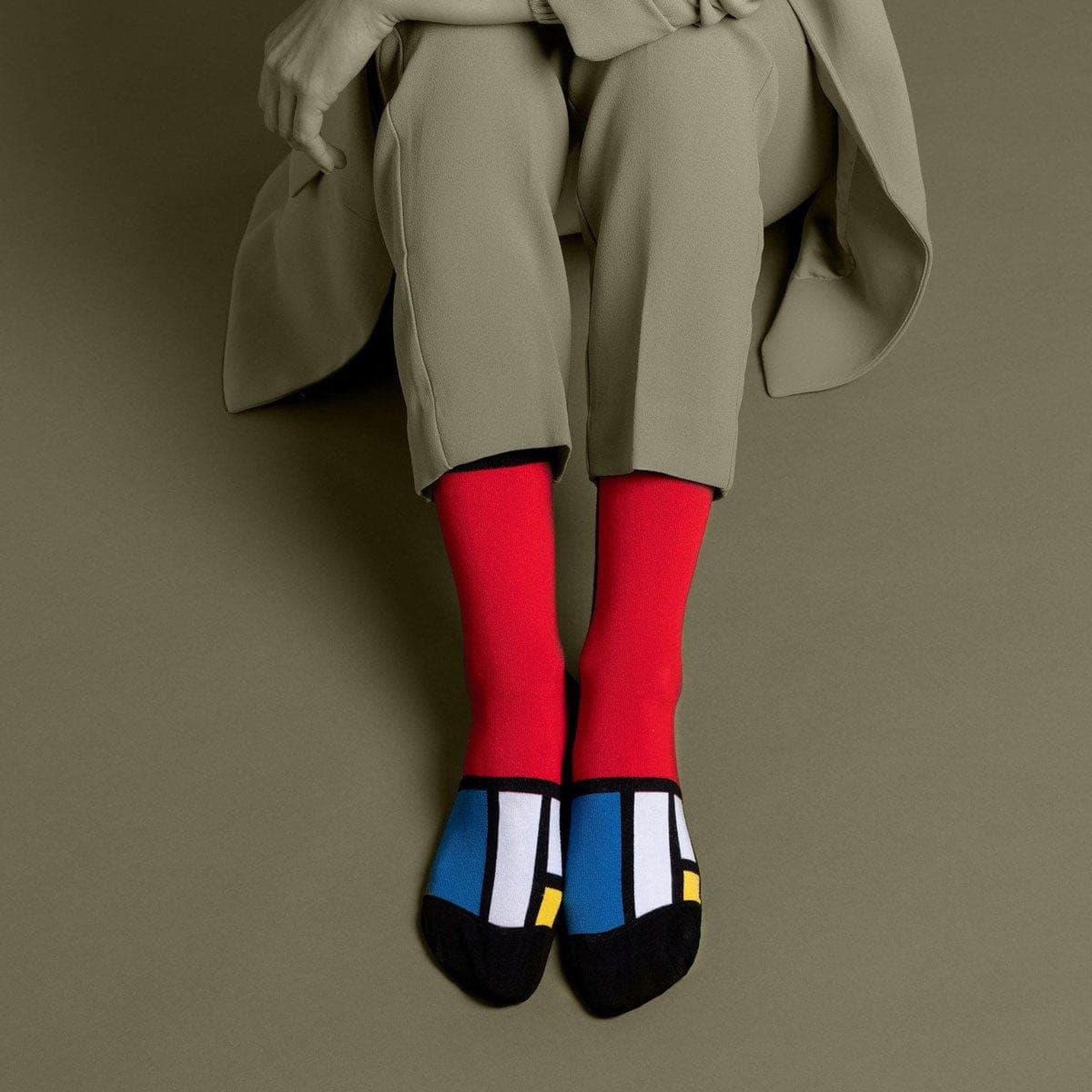 Voir la diapositive 5 : SOCK AFFAIRS Chaussettes composition ii, mondrian