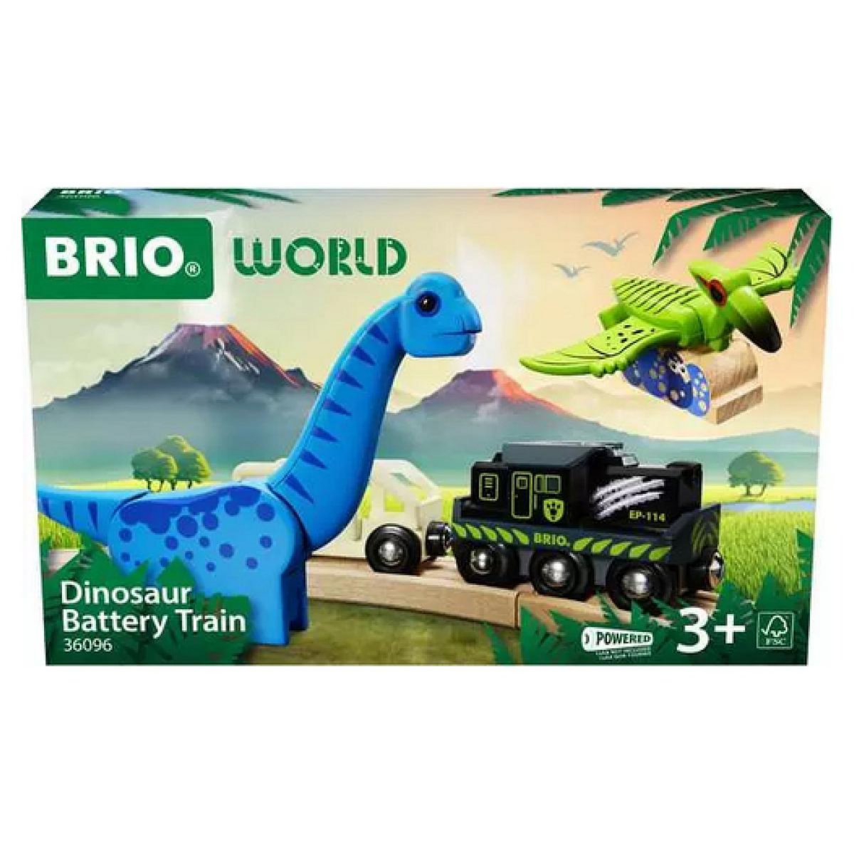 Brio 36096 - train dinosaure a batterie