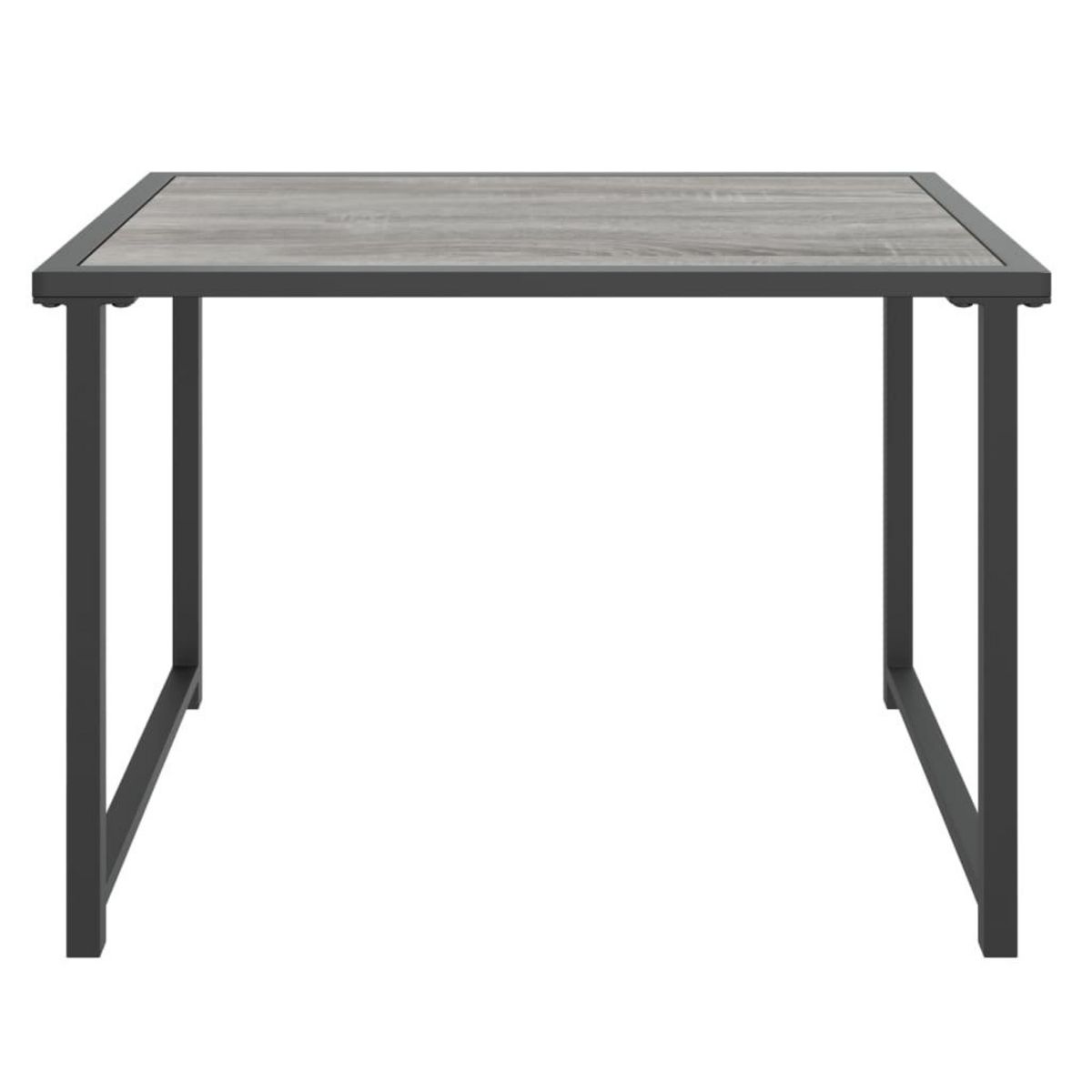 VIDAXL Table de jardin anthracite 55x40x37 cm acier