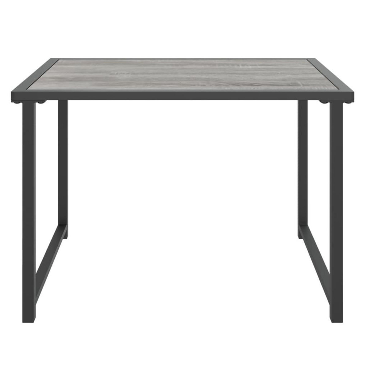VIDAXL Table de jardin anthracite 55x40x37 cm acier