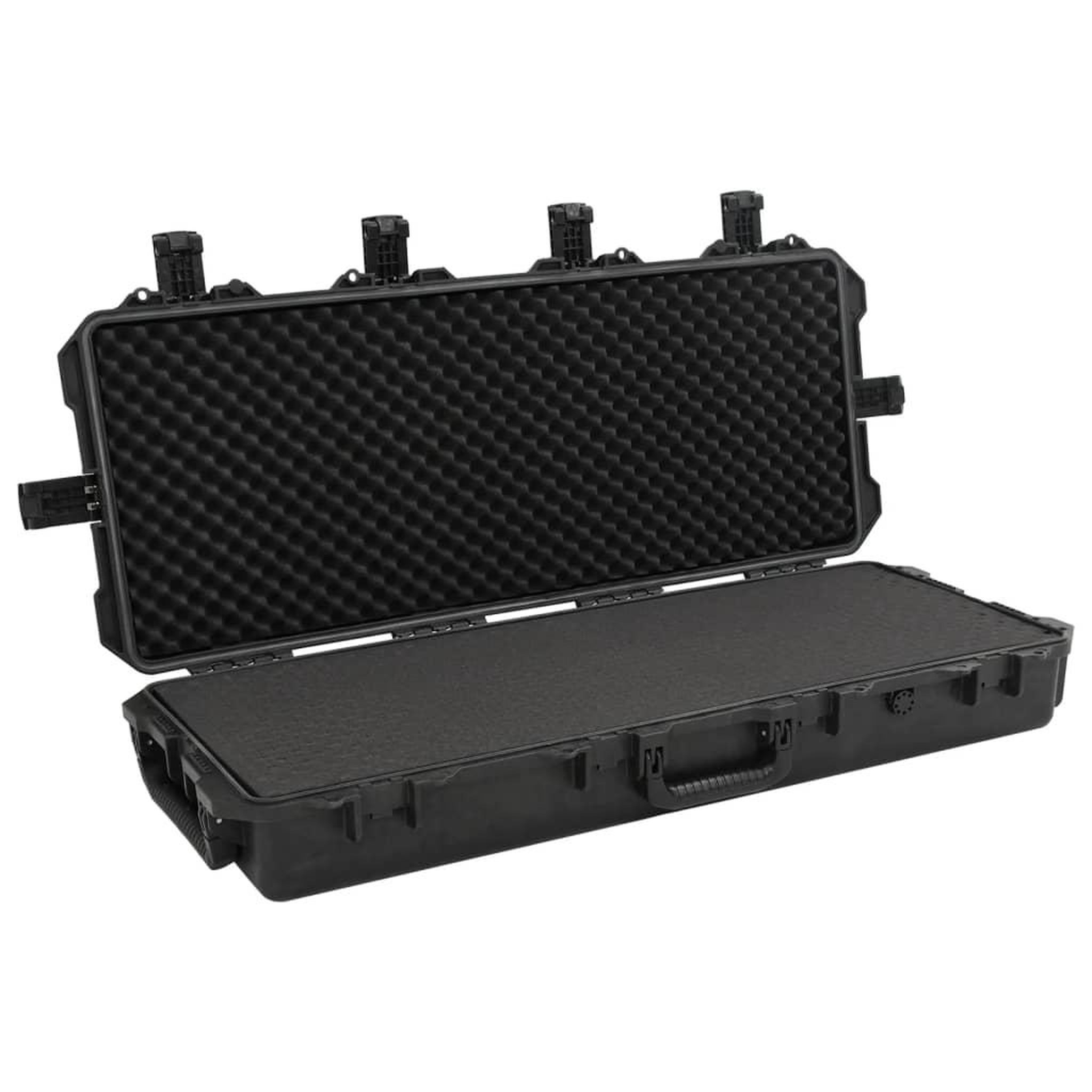 Voir la diapositive 4 : VIDAXL Valise de vol portable Noir 100,5x42x17 cm PP