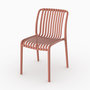 Voir la diapositive 3 : Rendez vous déco Lot de 2 chaises de jardin empilables en plastique terracotta-Duli