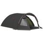 Voir la diapositive 1 : OUTSUNNY Tente camping 2-4 places - tente tunnel familiale - imperméabilité 3000mm - dim. 3,6 x 2,5 x 1,3 m - sac inclus - noir