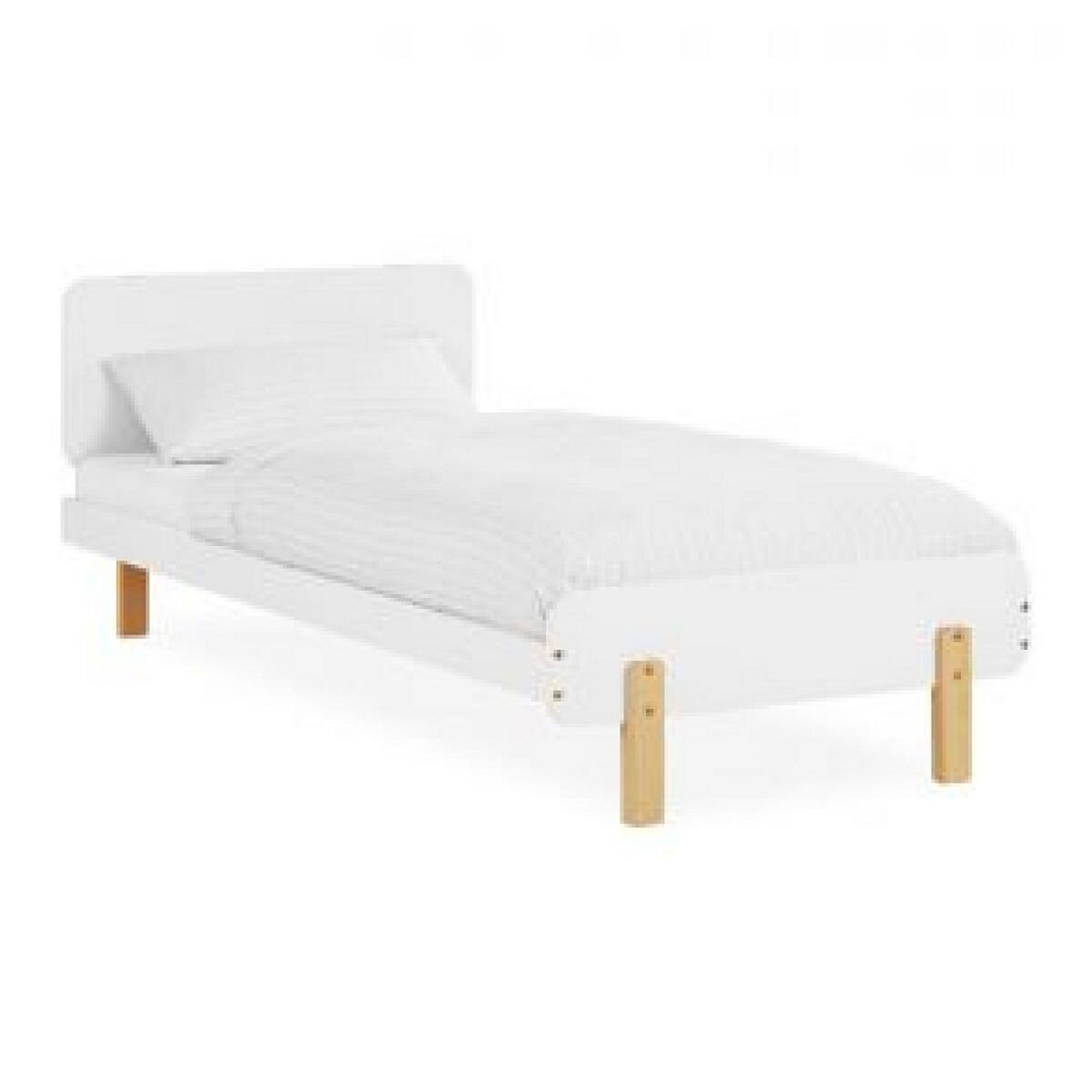 HomeStyle4U Lit junior 90x200 blanc Sommier