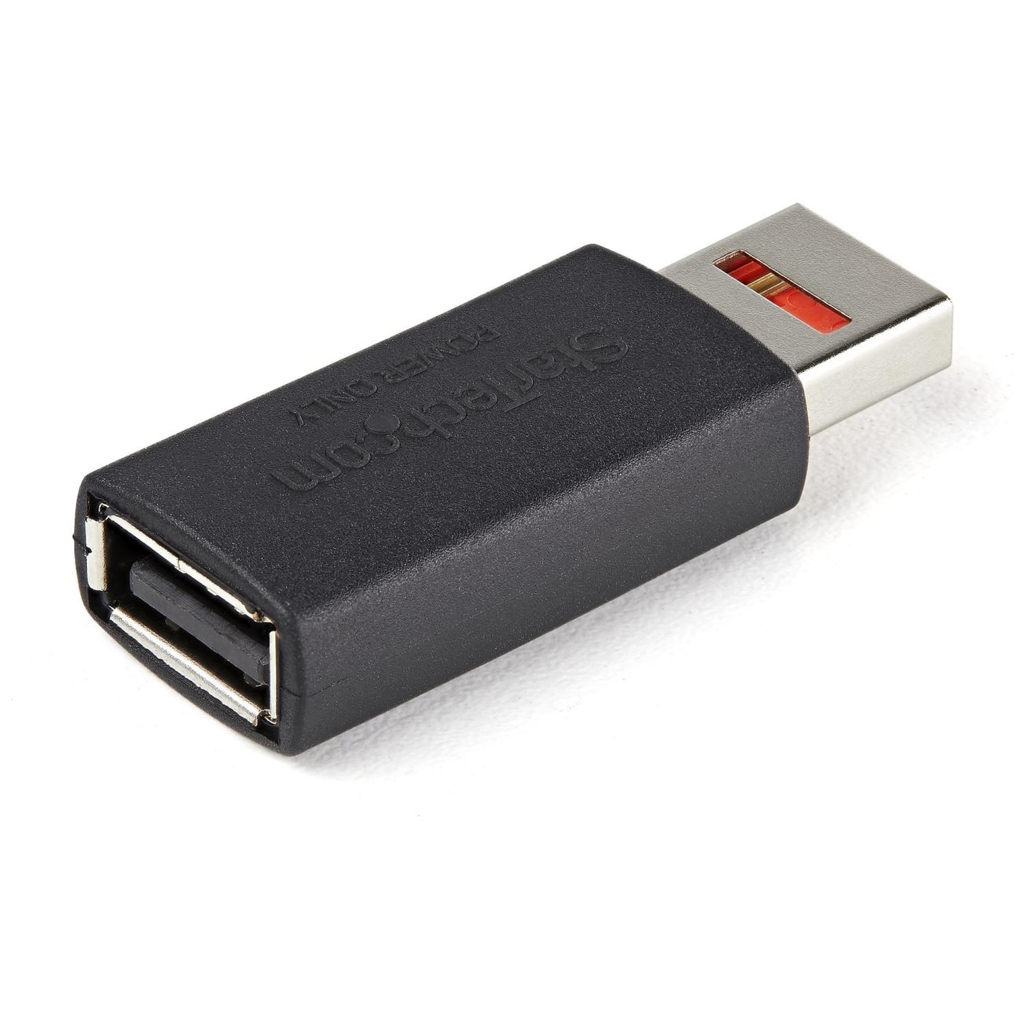 Voir la diapositive 3 : Startech Startech.com adaptateur chargeur usb sécurisé - data blocker - charge only usb-a mâle vers femelle - protection chargeur no-data pour smartphone/tablette - adaptateur blocage transfert données usb