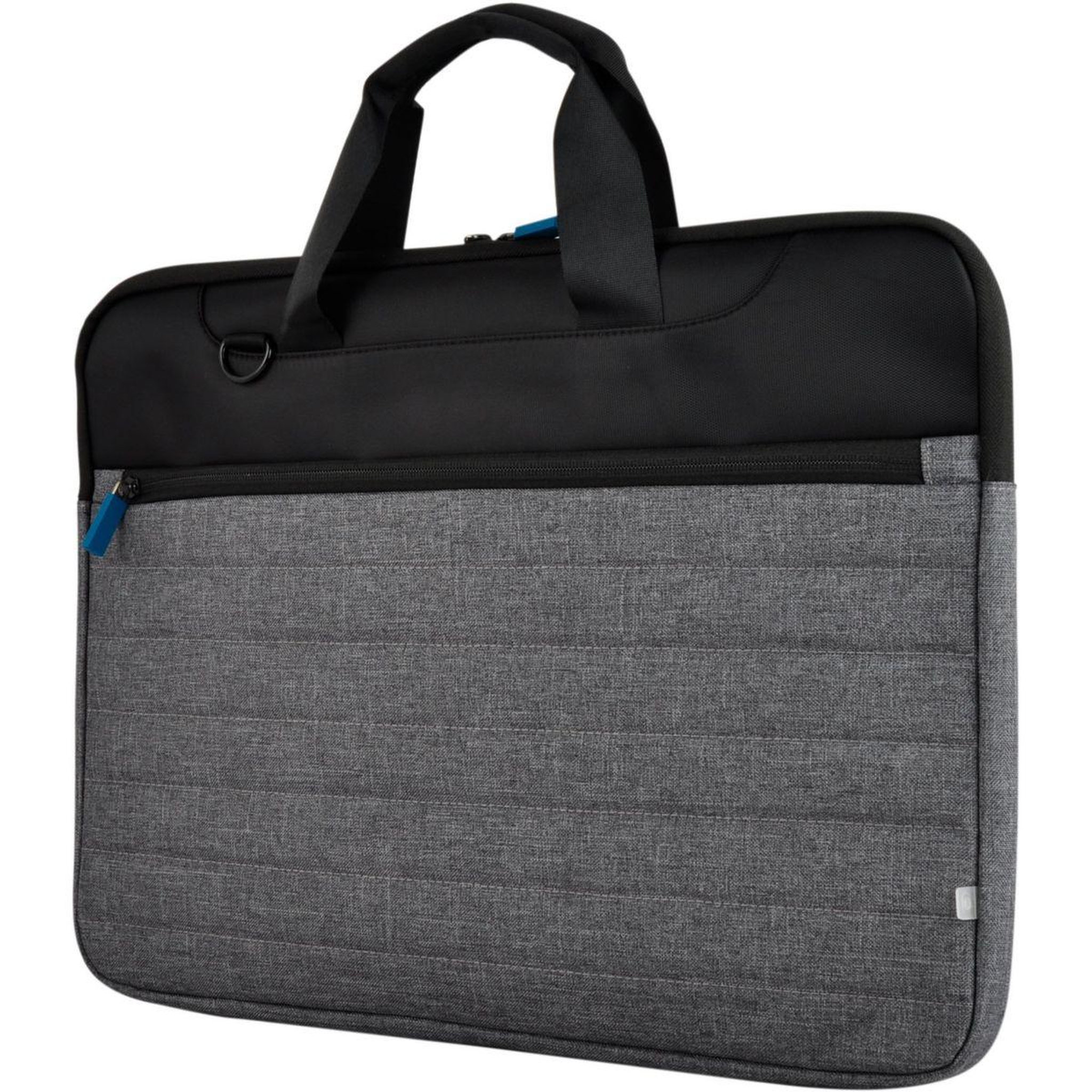 Voir la diapositive 4 : ESSENTIEL B Sacoche 17'' Classic gris/bleu