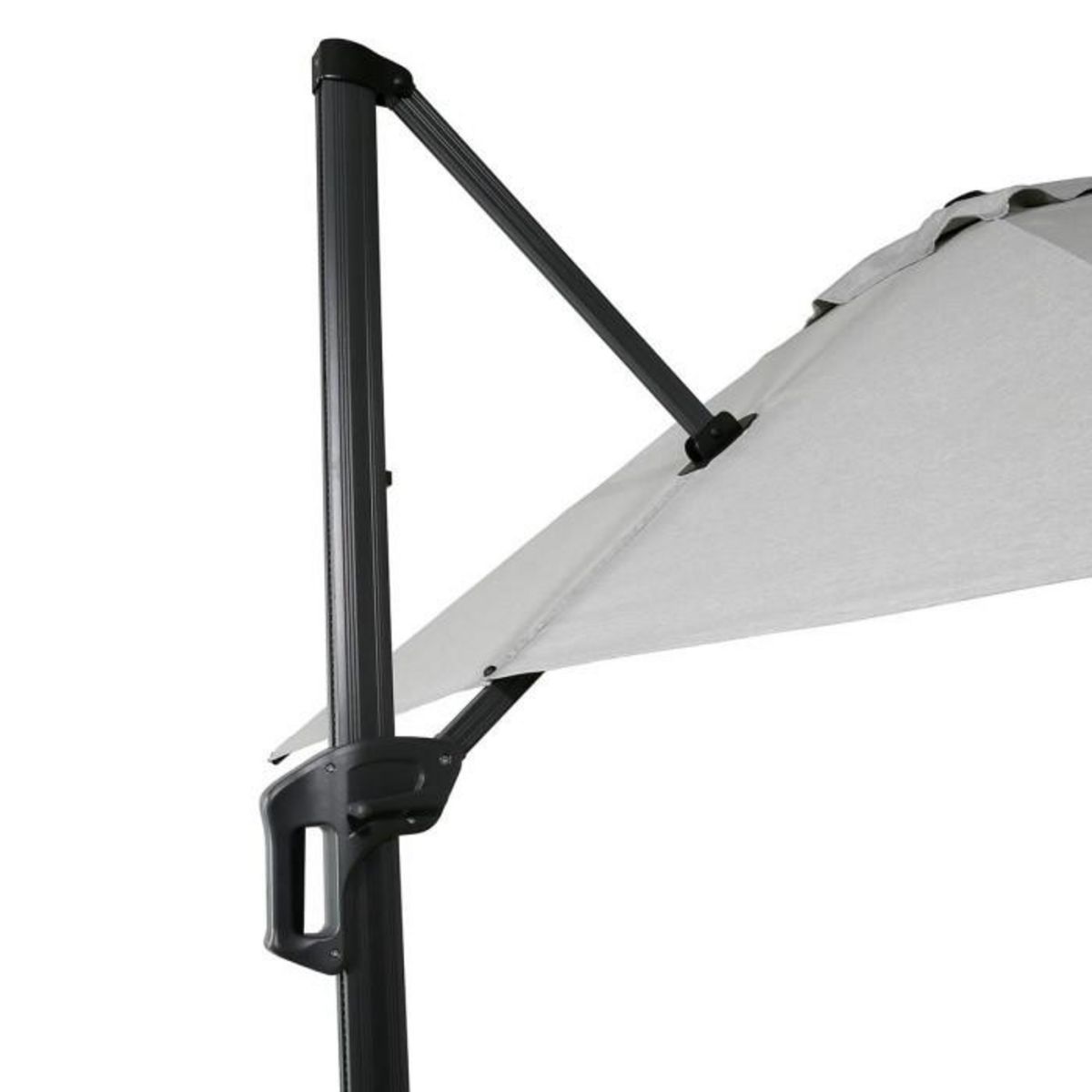 Paris Prix Parasol Déporté Rotatif  Grimaud  300cm Gris Clair