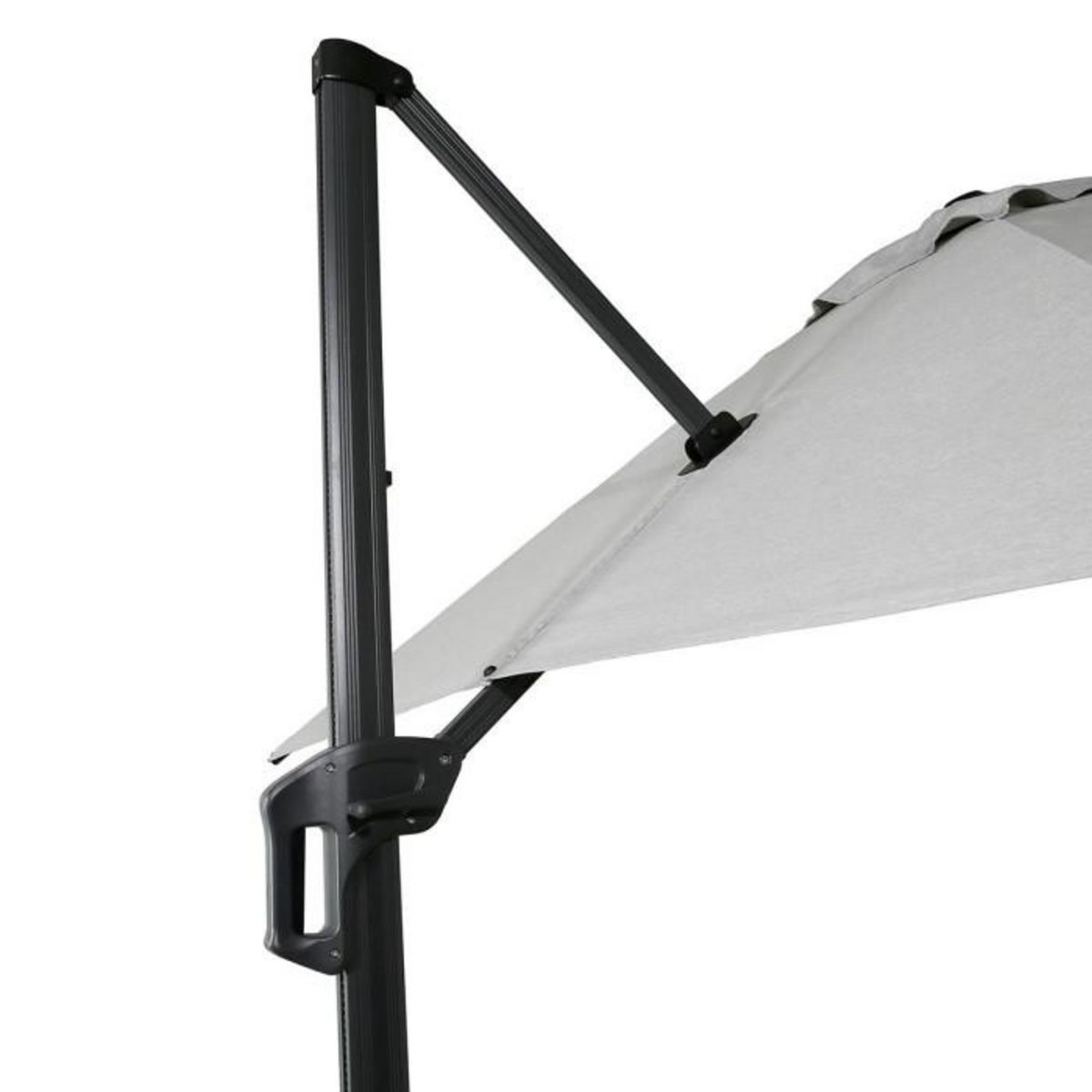 Paris Prix Parasol Déporté Rotatif  Grimaud  300cm Gris Clair