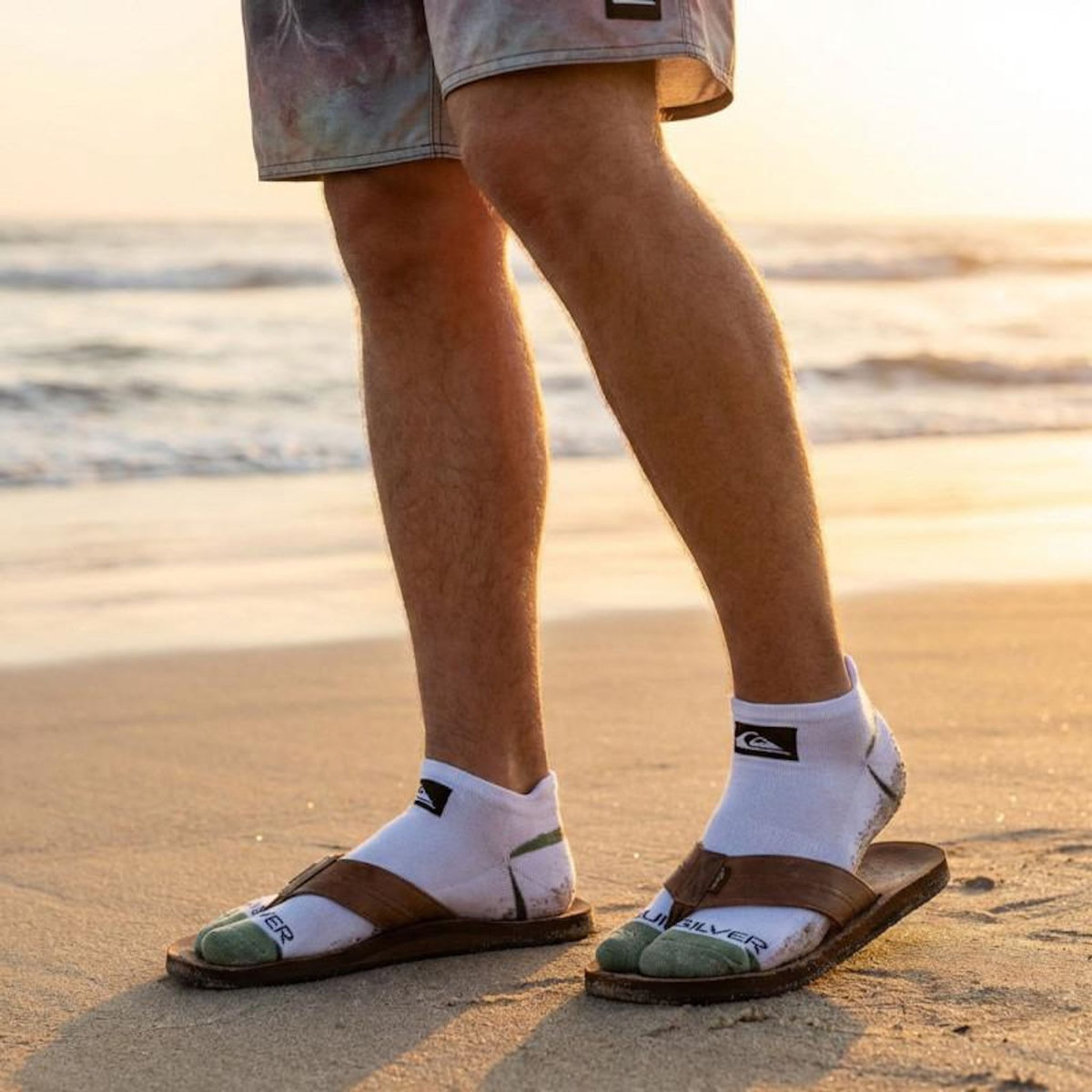 QUIKSILVER Quiksilver Pack de Chaussettes Homme SNEAKER– Lot 6 Paires Sport