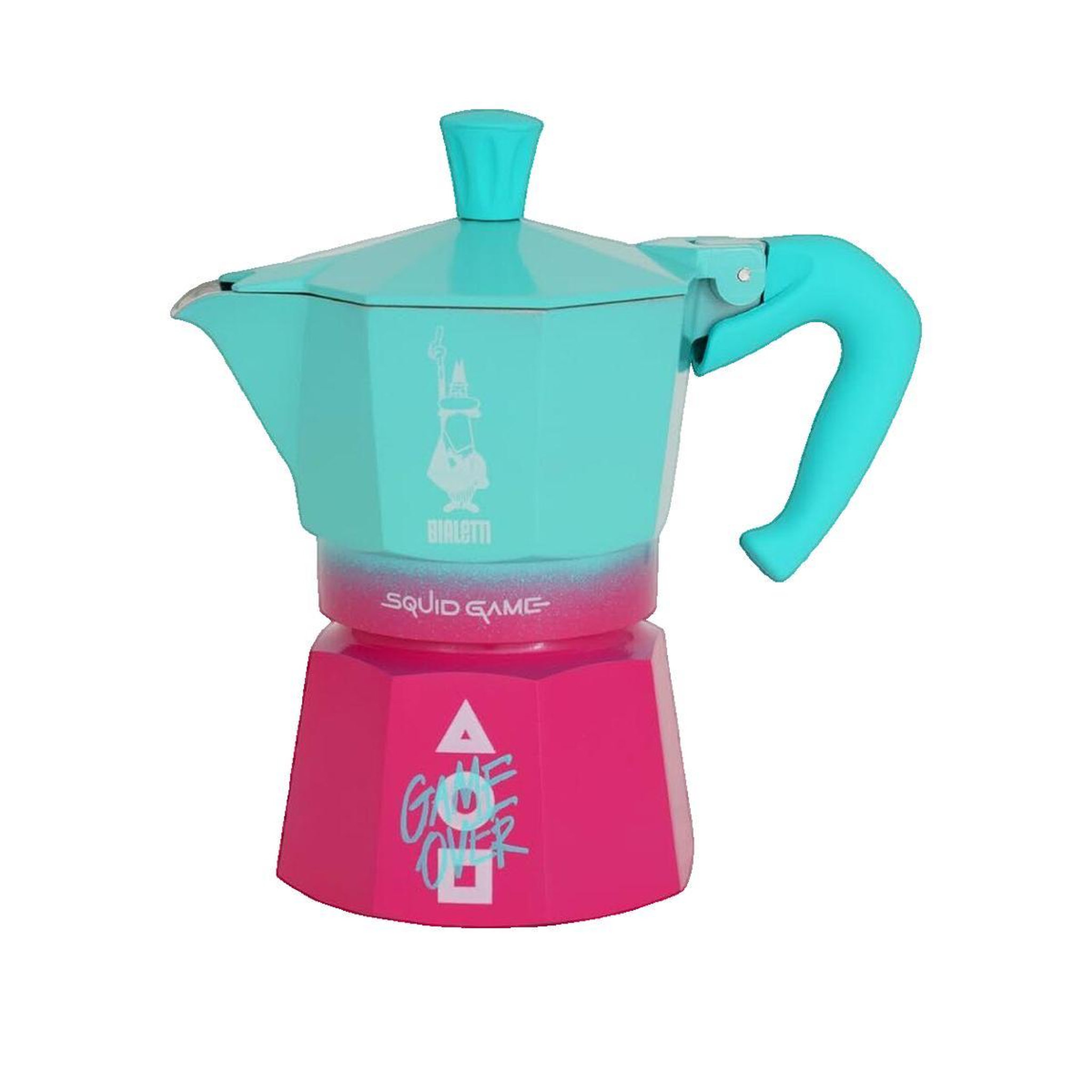 Voir la diapositive 2 : BIALETTI Cafetière Bialetti Moka Express Squid Game Rose