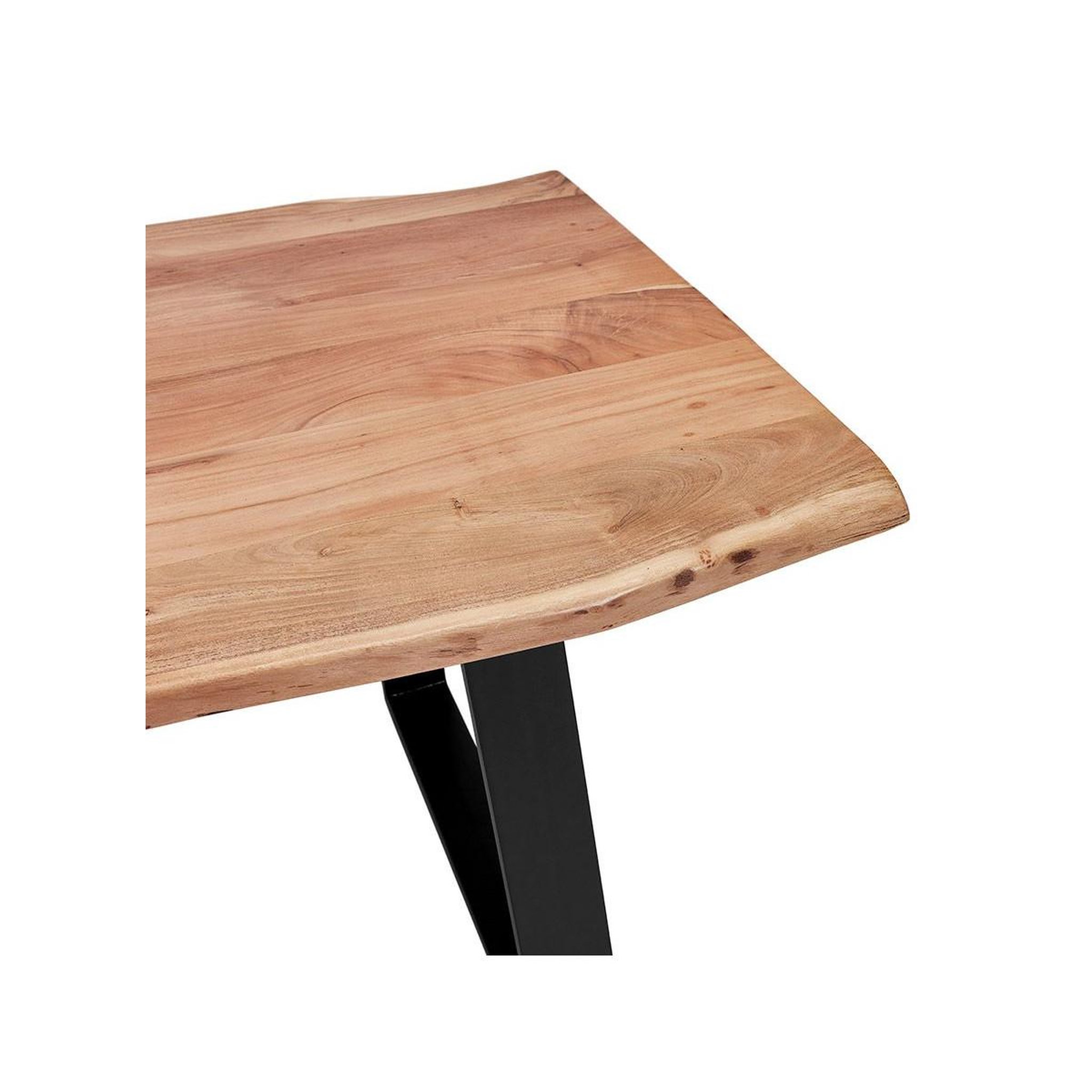 Voir la diapositive 6 : Paris Prix Table de repas  azimato  160cm naturel & noir