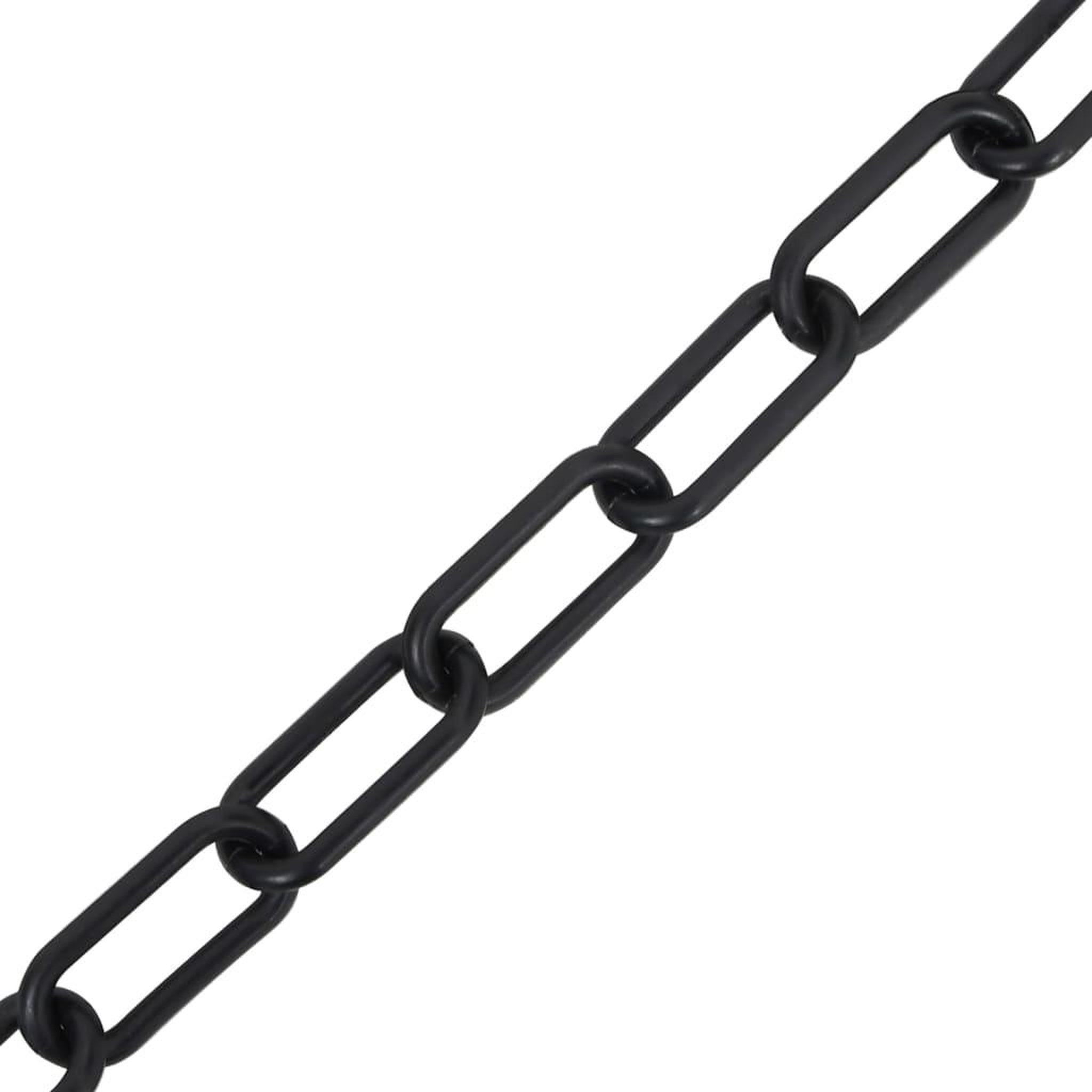 Voir la diapositive 2 : VIDAXL Chaîne d'avertissement Noir 100 m Ø8 mm Plastique