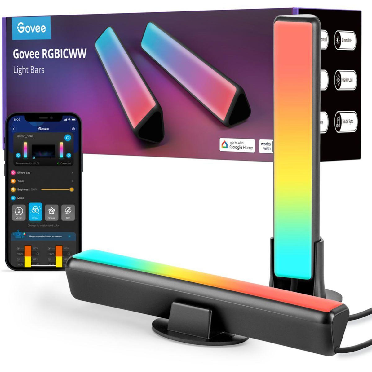 GOVEE Lampe connectée SMART GAMING LIGHT BARS FLOW