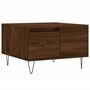 Voir la diapositive 2 : VIDAXL Table basse chene marron 55x55x36,5 cm bois d'ingenierie