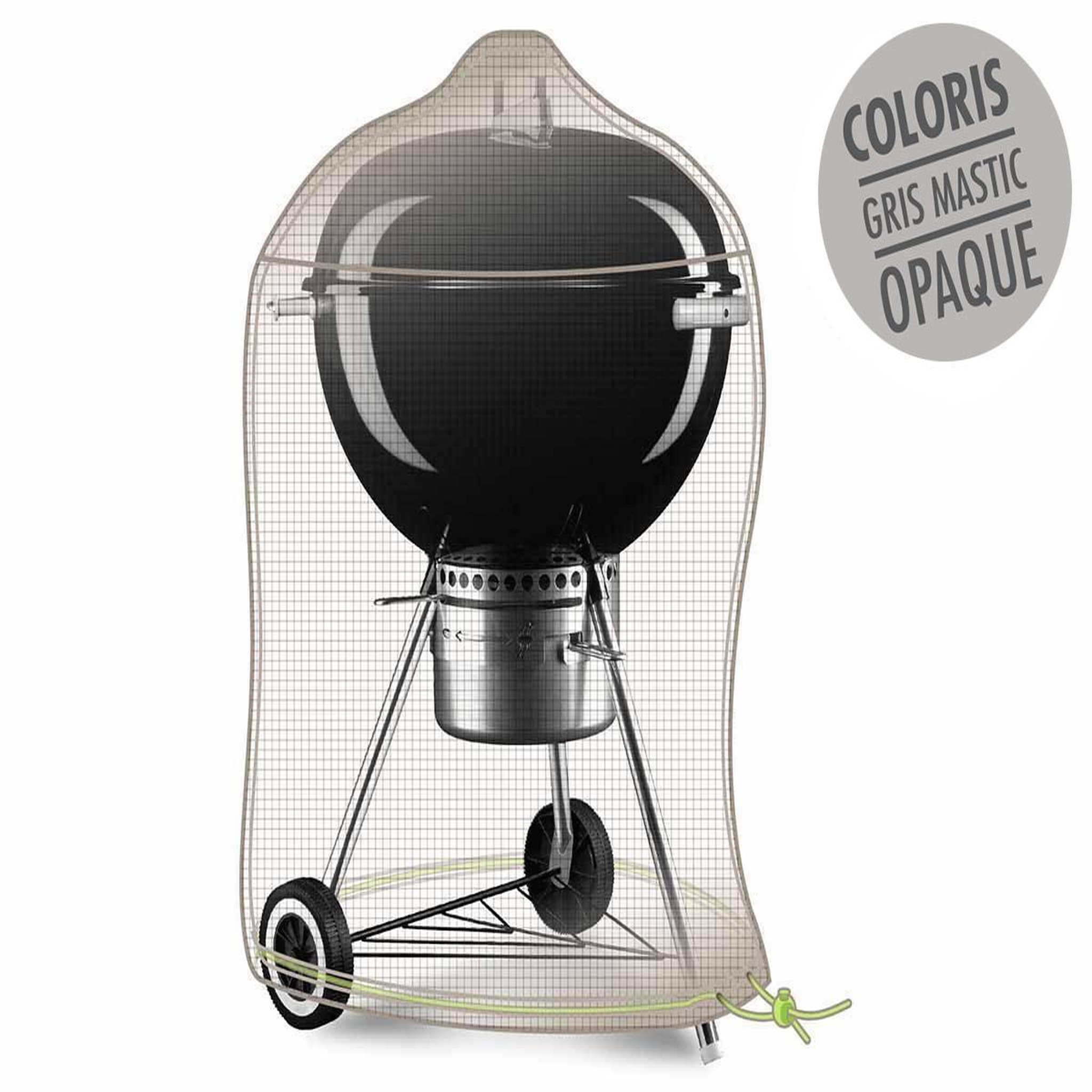 Voir la diapositive 2 : Jardiline Housse barbecue rond kettle cover one - ø 70 x 80 cm - jardiline