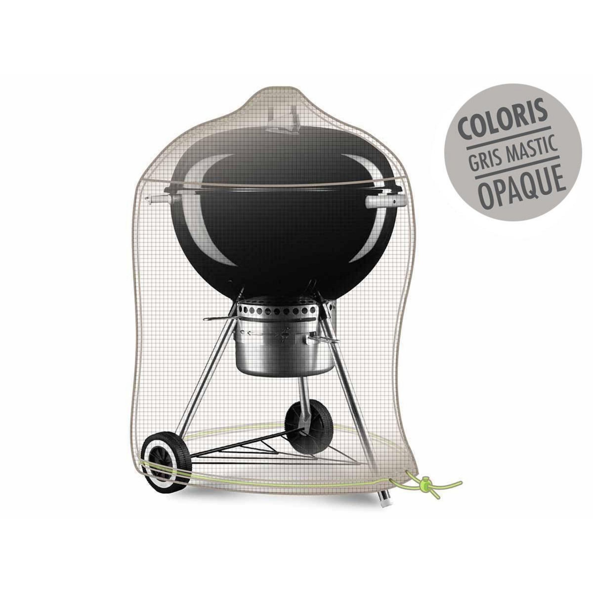 Jardiline Housse barbecue rond kettle Cover One - Ø 70 x 80 cm - Jardiline